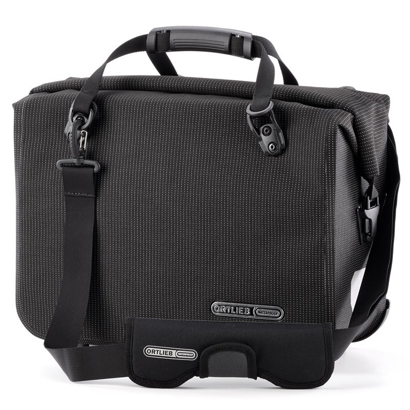 Produktbild von ORTLIEB Office-Bag High Visibility - QL2.1 Fahrradtasche - 21L - schwarz reflex