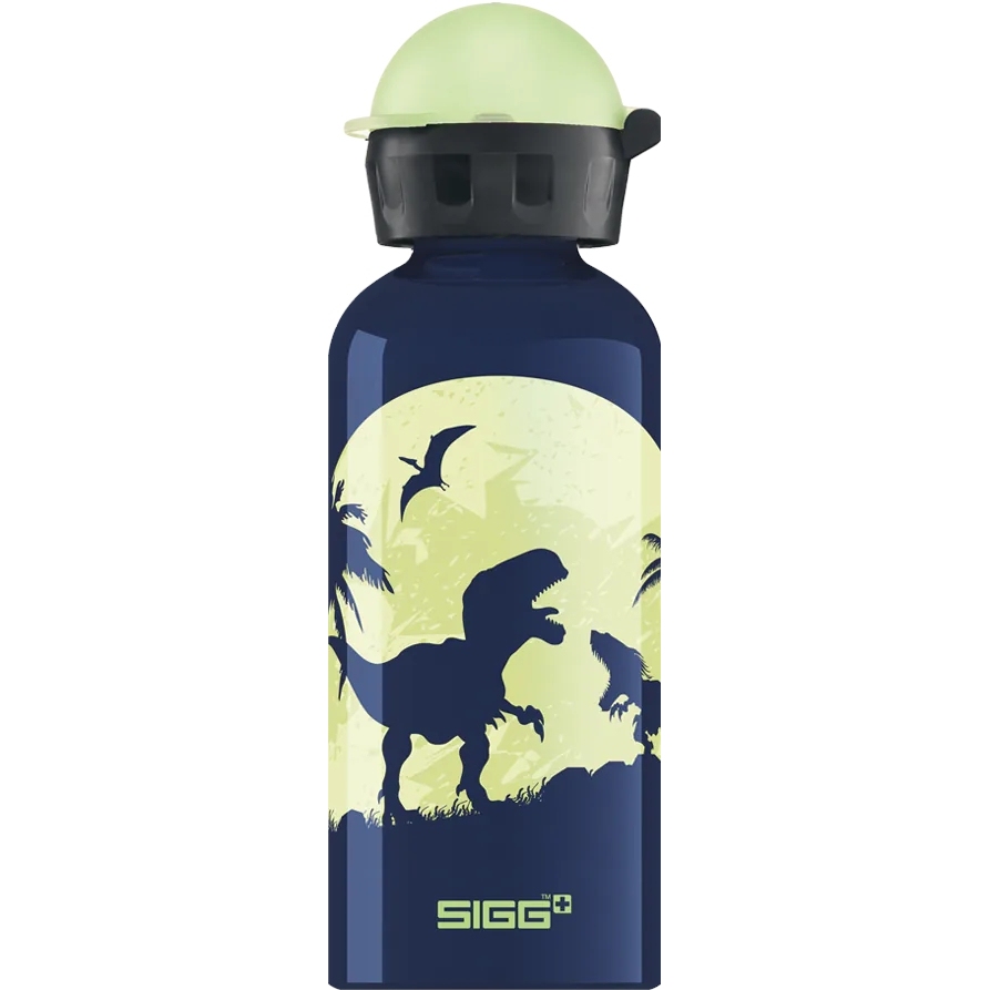 Image of SIGG Kids Water Bottle - 0.4 L - Glow Moon Dinos