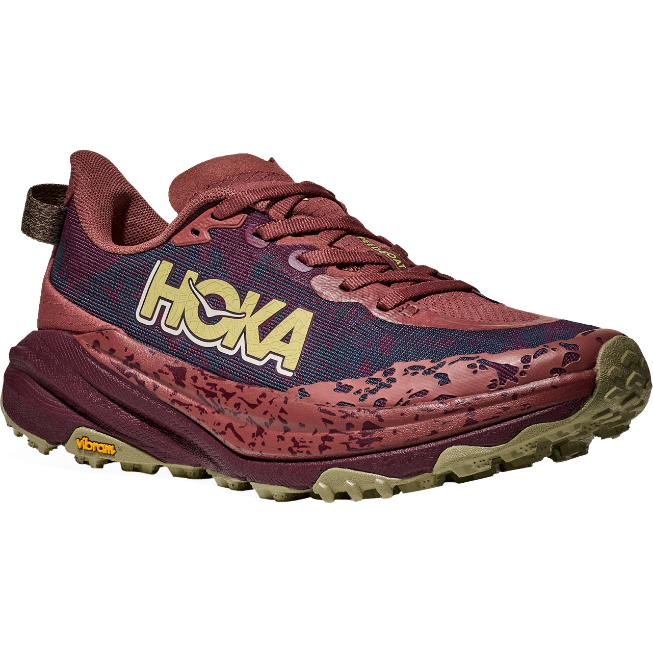 Bild von Hoka Speedgoat 6 Laufschuhe Damen - rouge / black cherry
