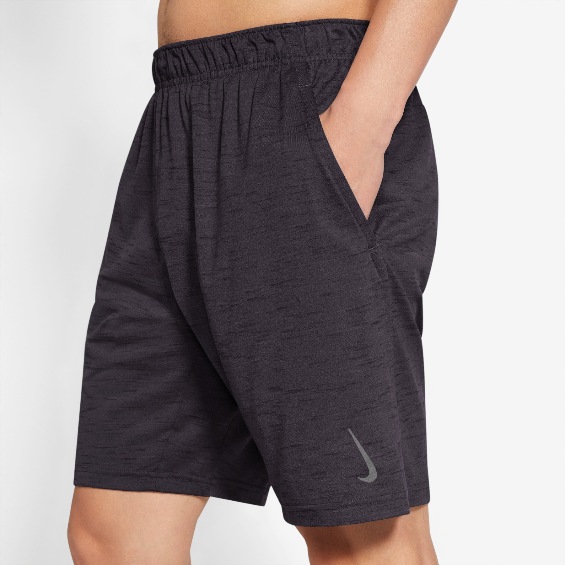 Nike Yoga Dri-Fit Training Shorts Men's 2XL Black Off Noir CZ2210-010 New
