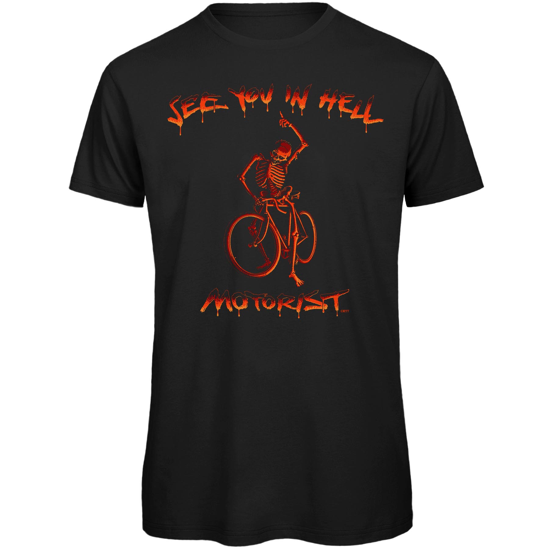 Picture of RTTshirts Hellboy Bike T-Shirt Men - black