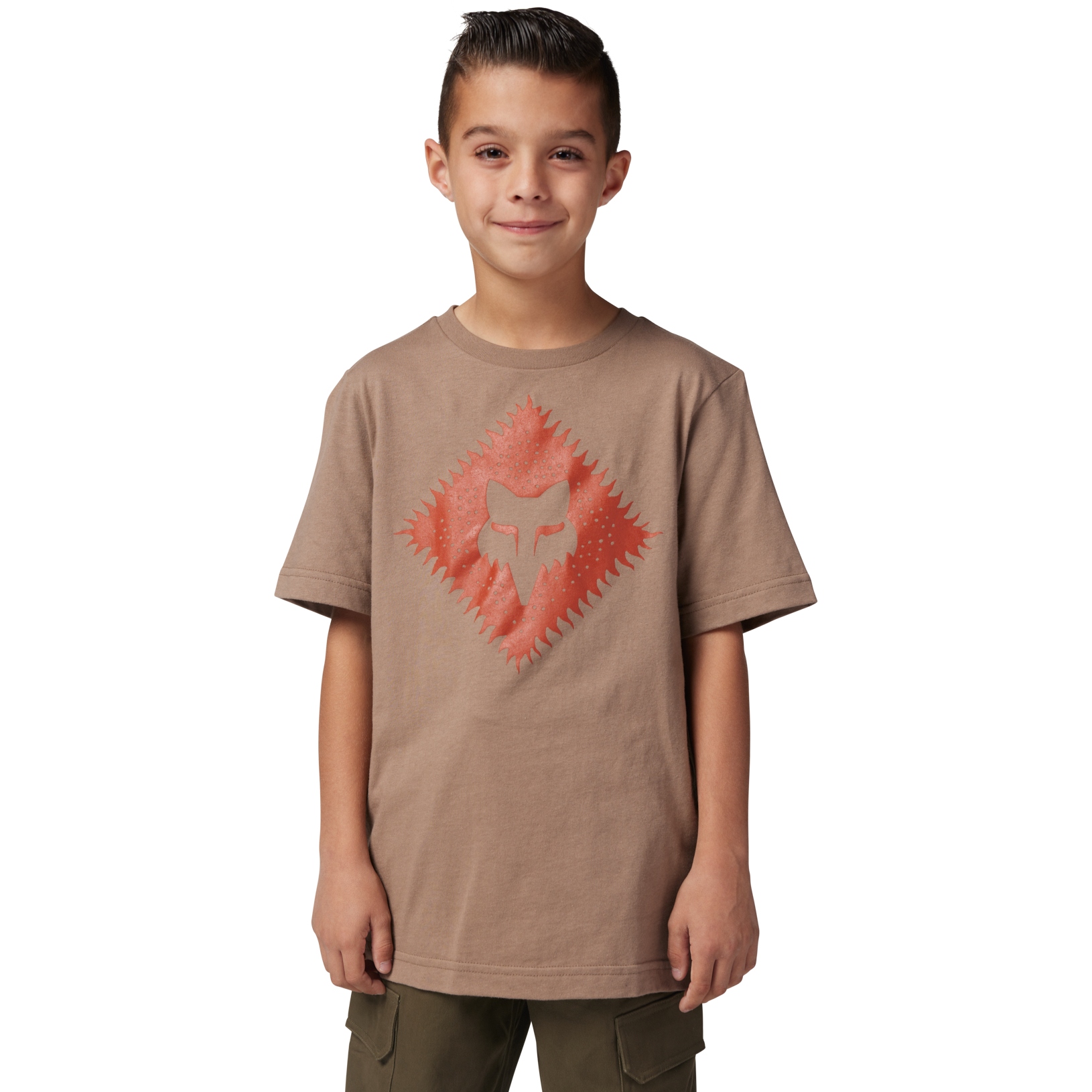 Picture of FOX Leo Premium Short Sleeve Tee Youth - chai