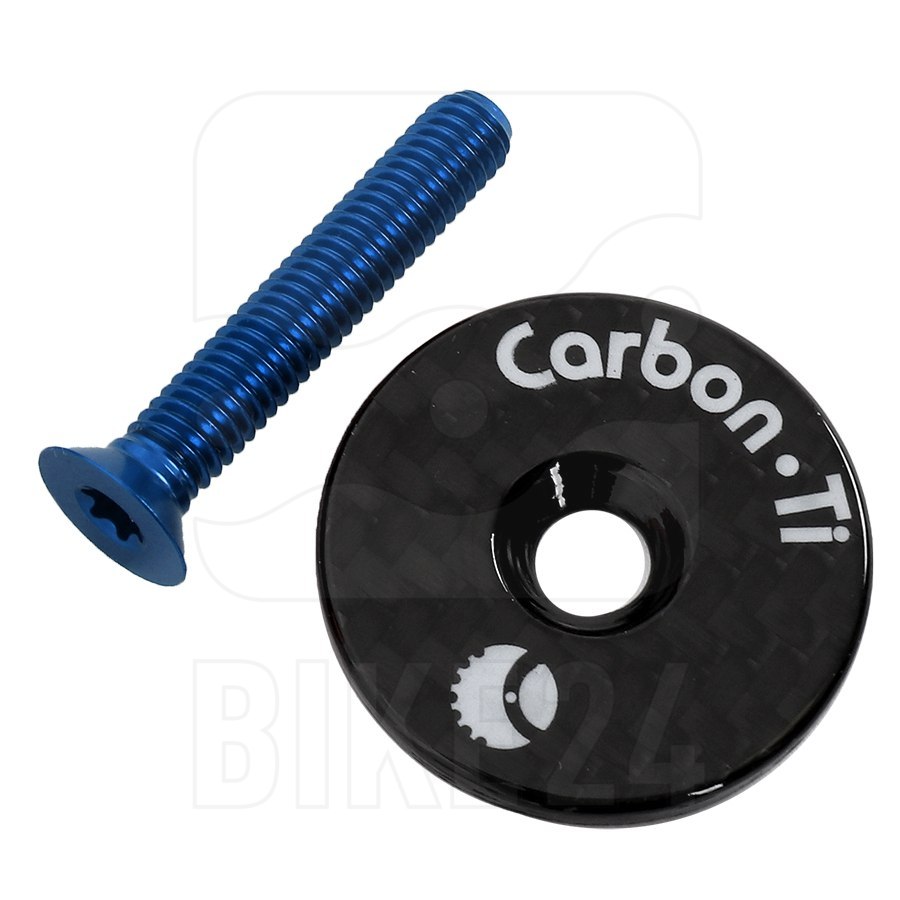 Produktbild von Carbon-Ti X-Cap 3 Ahead Kappe - Carbon - blau