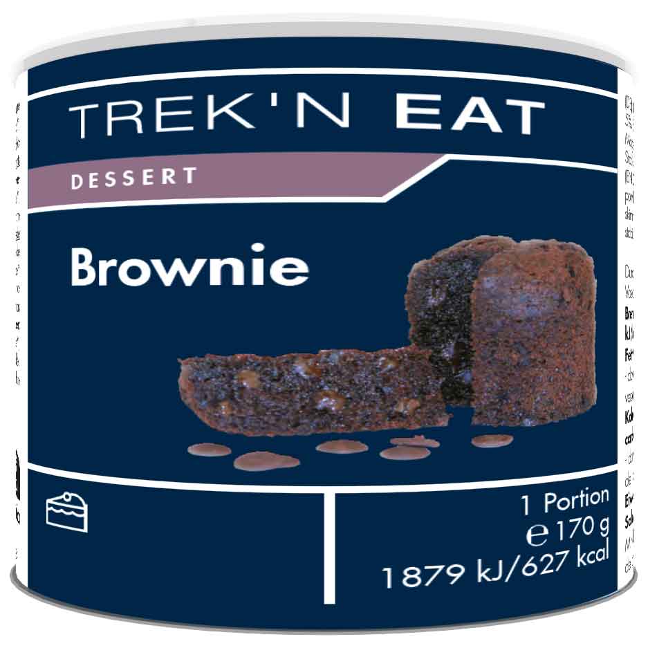 Productfoto van Trek&#039;N Eat BIO Brownie - Taart uit het Blik - 170g