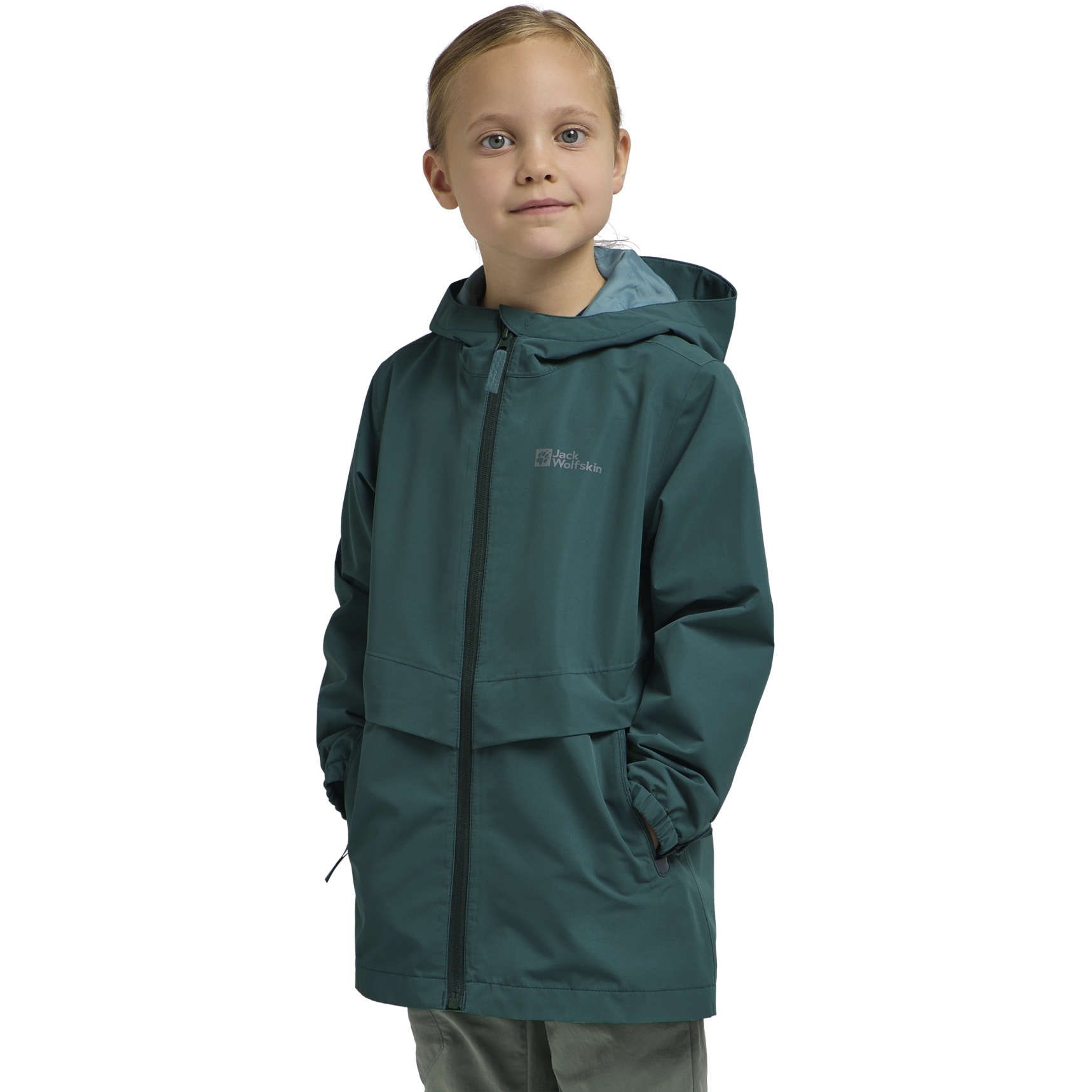 Produktbild von Jack Wolfskin Malima Jacke Mädchen - jade green