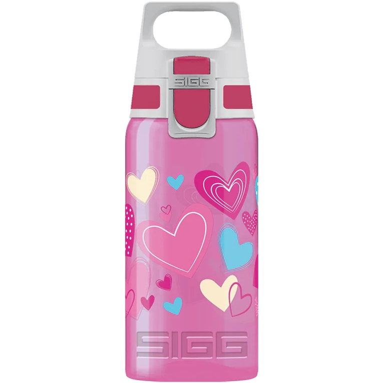 Produktbild von SIGG VIVA ONE Kinder Trinkflasche 0.5L - Hearts
