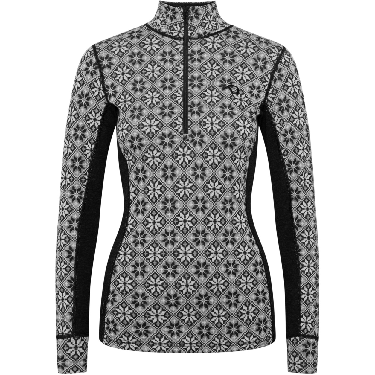 Produktbild von Kari Traa Rose Half Zip Unterhemd Damen - schwarz