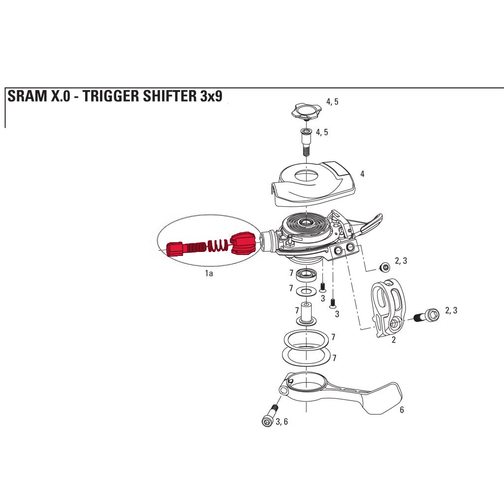 Produktbild von SRAM X0/X9 07-09 Shifter Zugeinsteller (1 Paar) - 11.7015.024.000