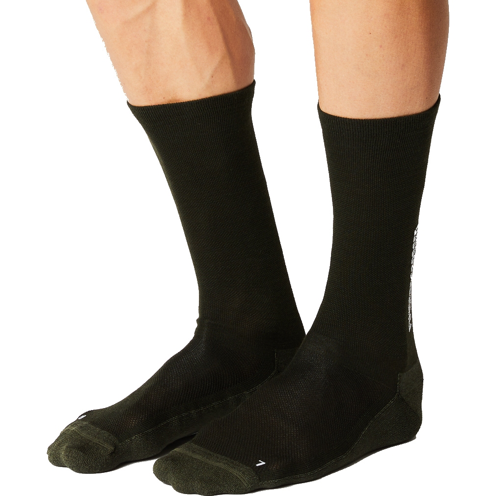 Picture of FINGERSCROSSED Light Merino Silk Cycling Socks - Green