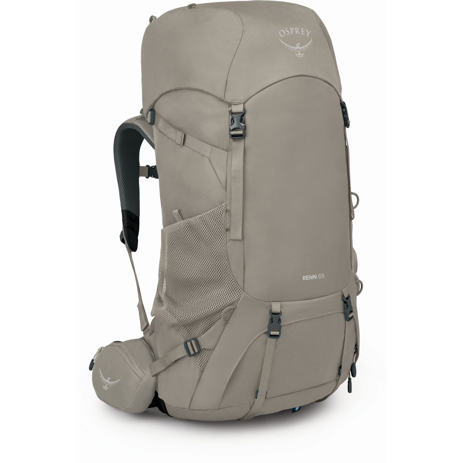 Produktbild von Osprey Renn 65 Trekking Rucksack Damen - Pediment Grey/Linen Tan