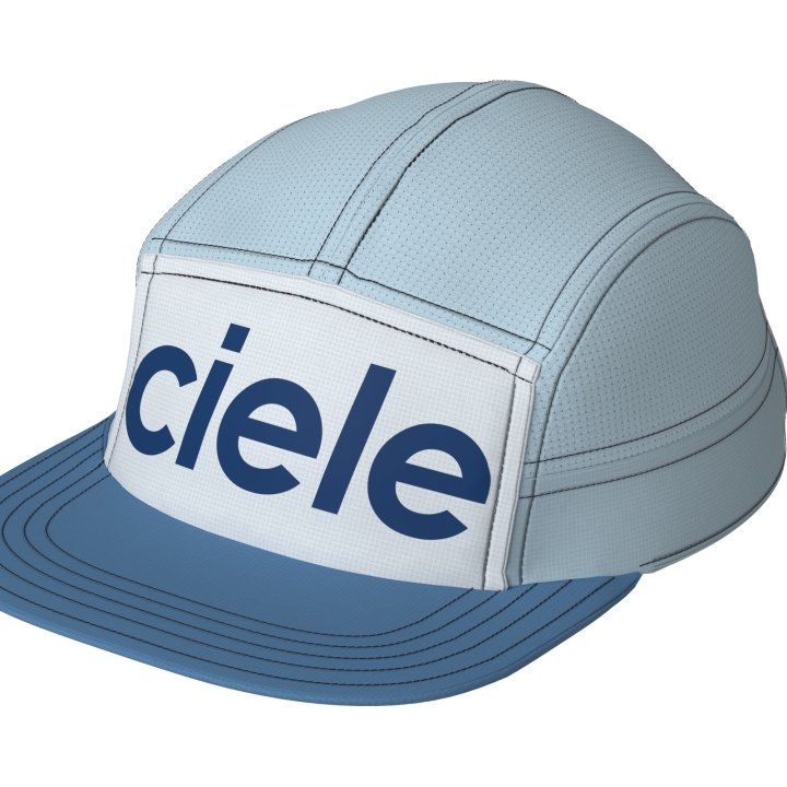 Produktbild von Ciele Athletics GOCap Laufmütze - Comp Century - white-skyblue