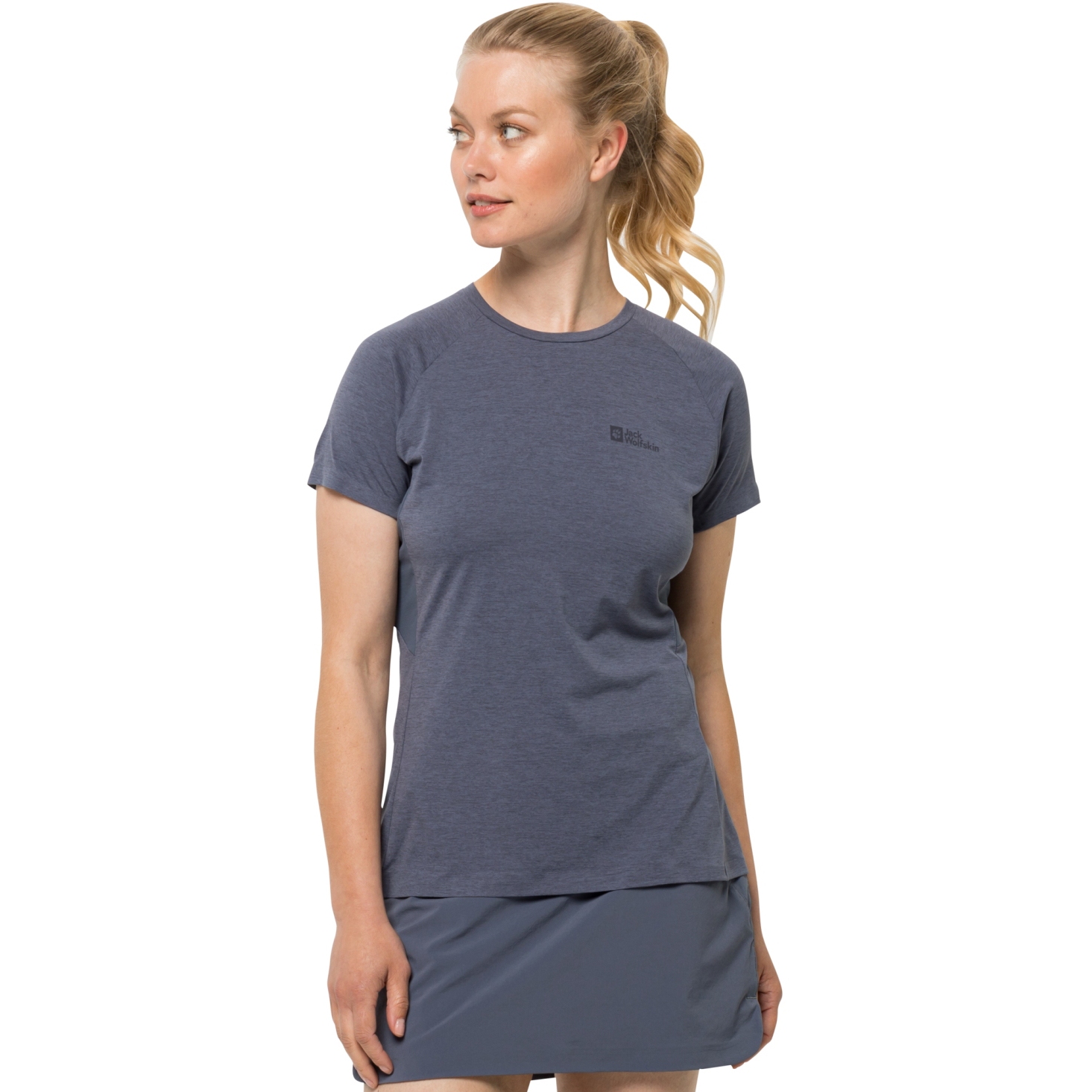 Picture of Jack Wolfskin Prelight Pro T-Shirt Women - dolphin
