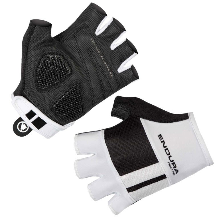 Image of Endura FS260-Pro Aerogel Short Finger Gloves - white