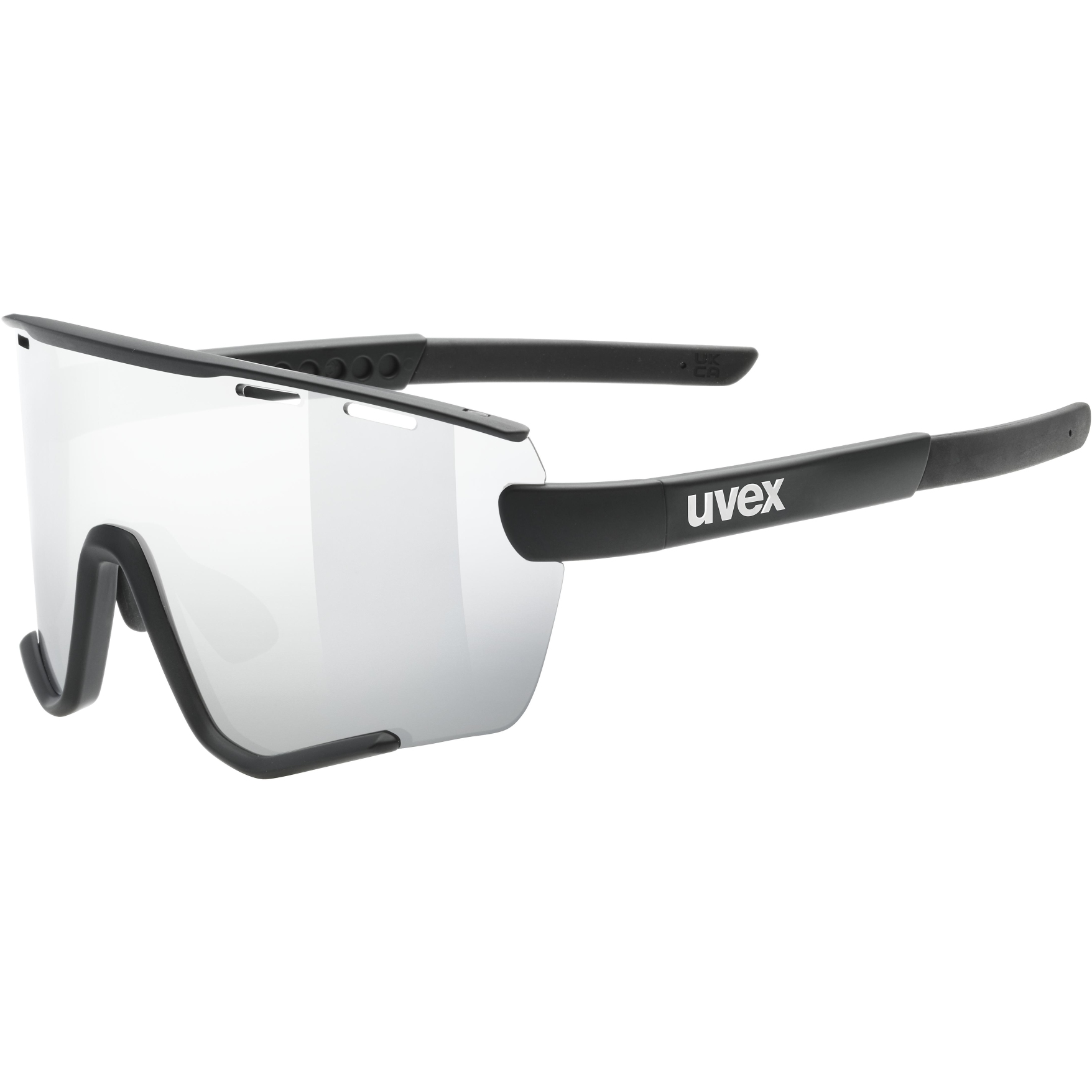 Picture of Uvex sportstyle 236 Glasses - black mat/mirror silver + ckear