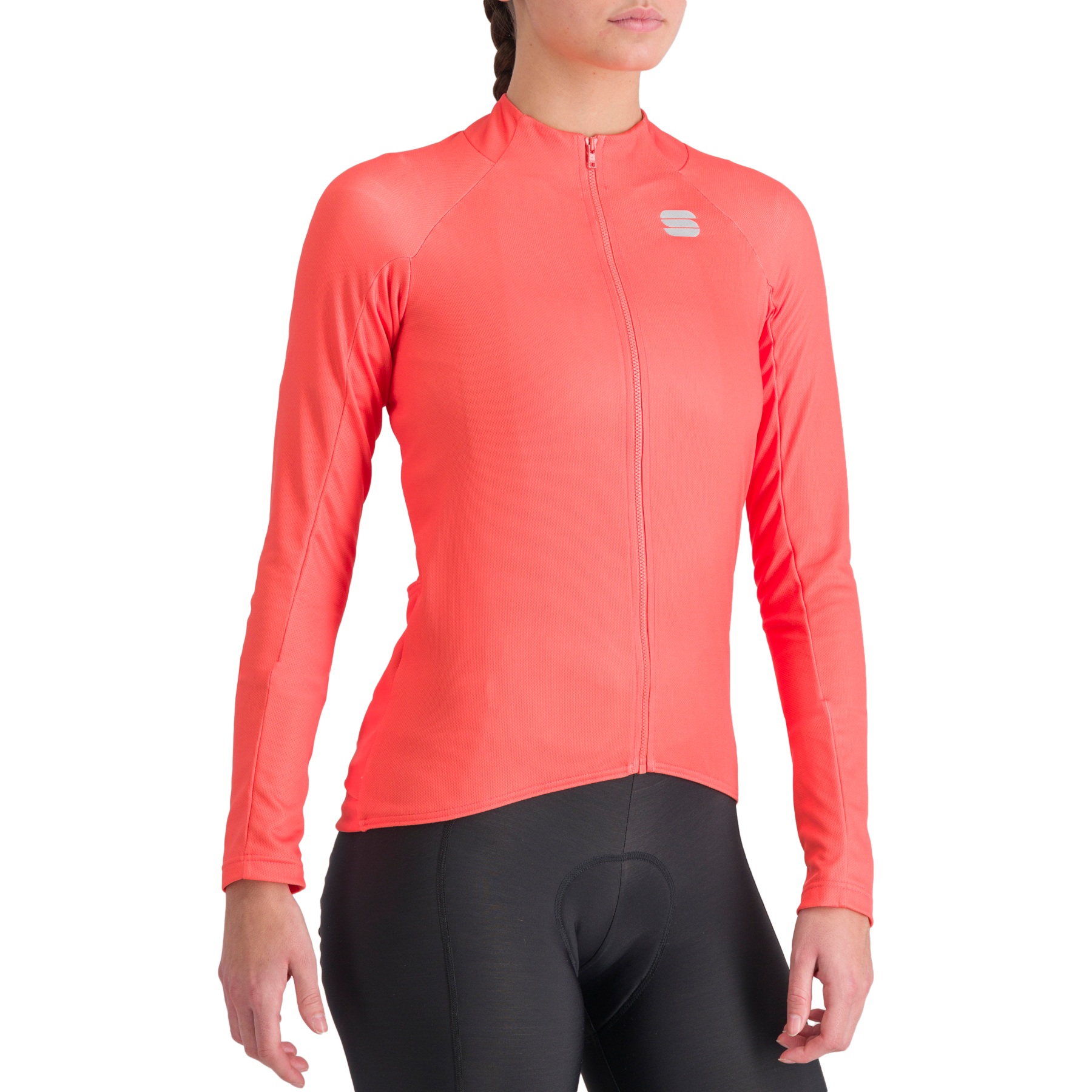 Picture of Sportful Matchy Women&#039;s Thermal Jersey - 117 Pompelmo