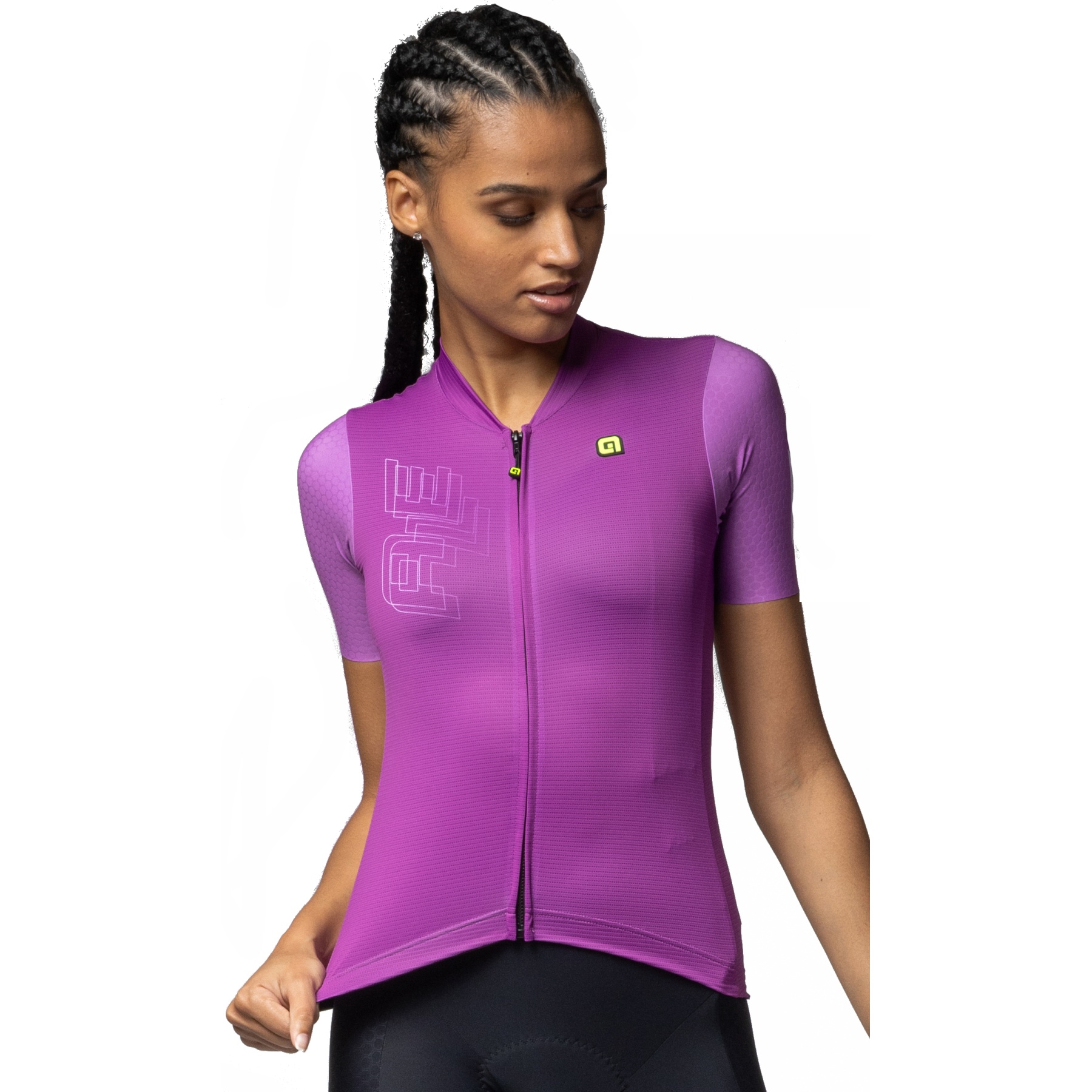 Image of Alé PR-E Follow Me Short Sleeve Jersey Women - violetta