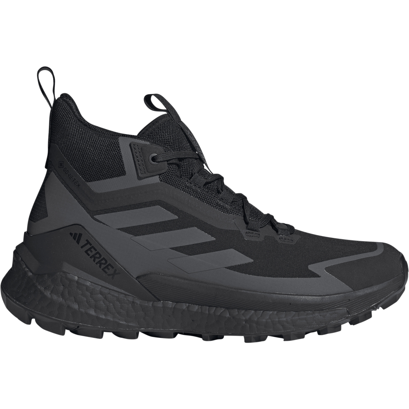 Produktbild von adidas TERREX Free Hiker 2 GORE-TEX Wanderschuhe Herren - core black/grey six/grey thunder HQ8383