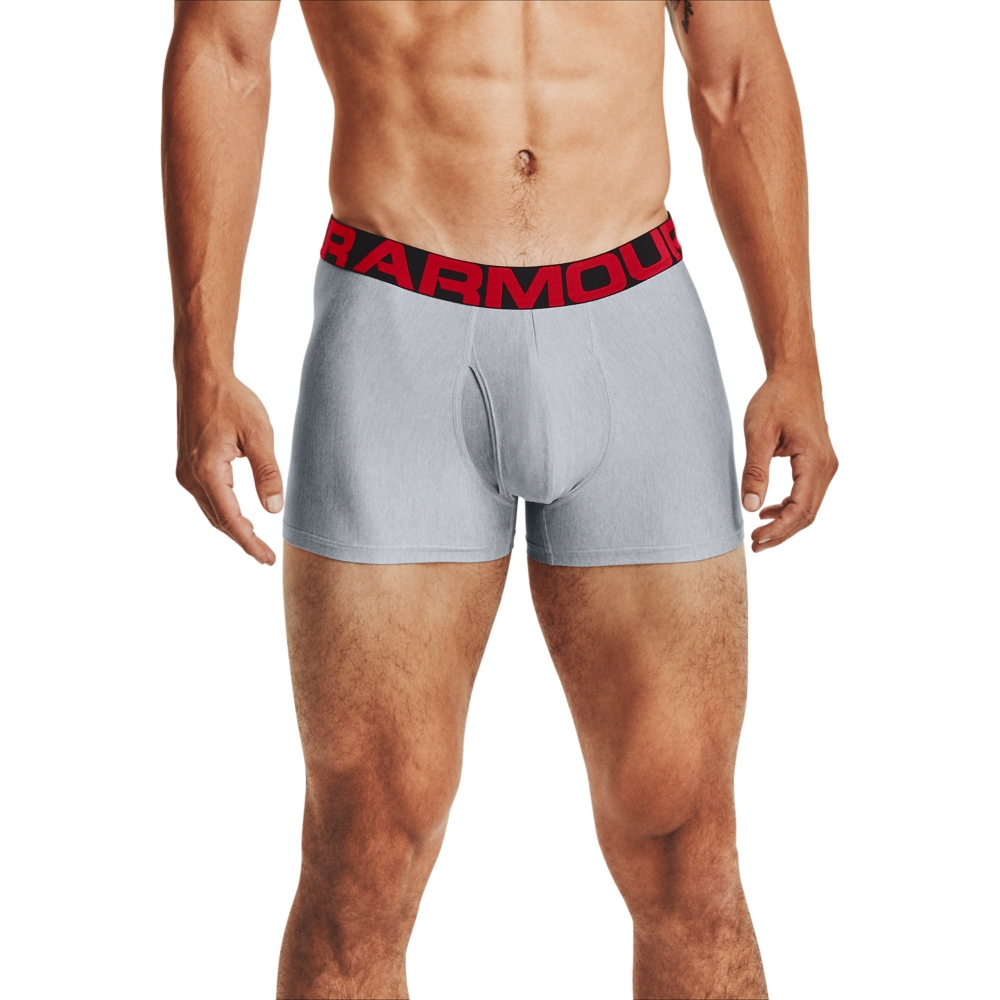  Under Armour mens Tech 3-inch Boxerjock 2-Pack, (044) Downpour  Gray / / Jet Gray, X-Small : Clothing, Shoes & Jewelry