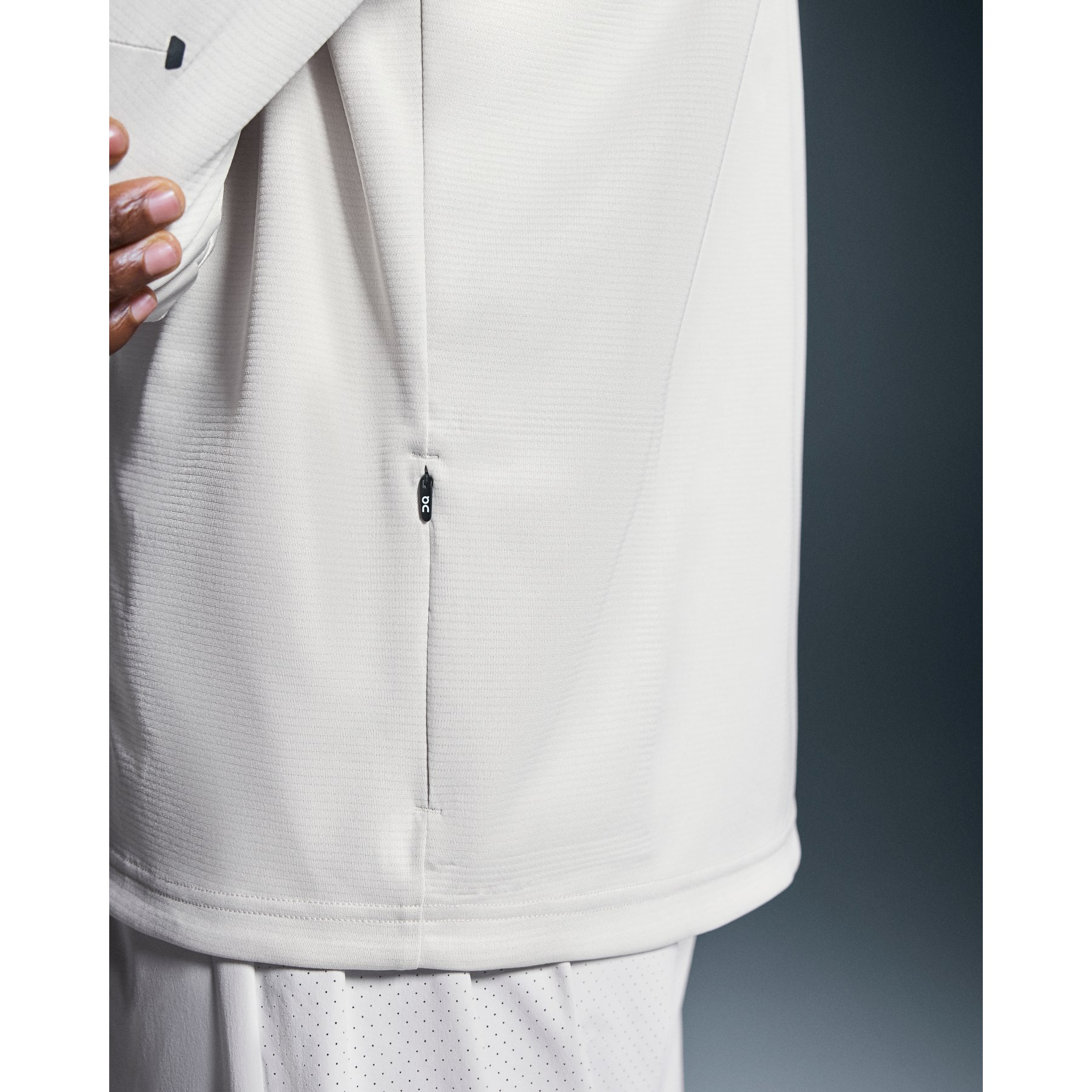 On Climate Zip Hoodie - kurtka do biegania męska - Silver