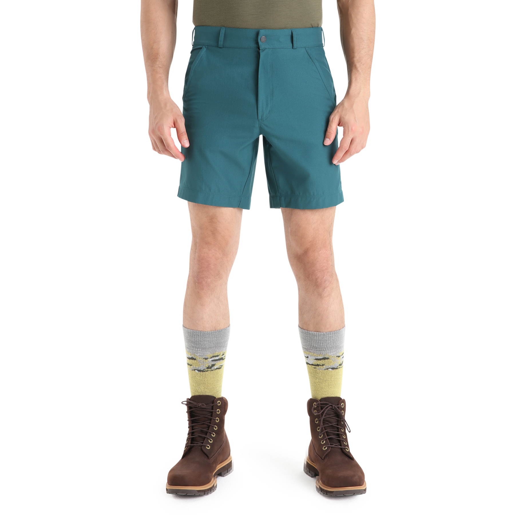 Picture of Icebreaker Men&#039;s Hike Shorts - Green Glory