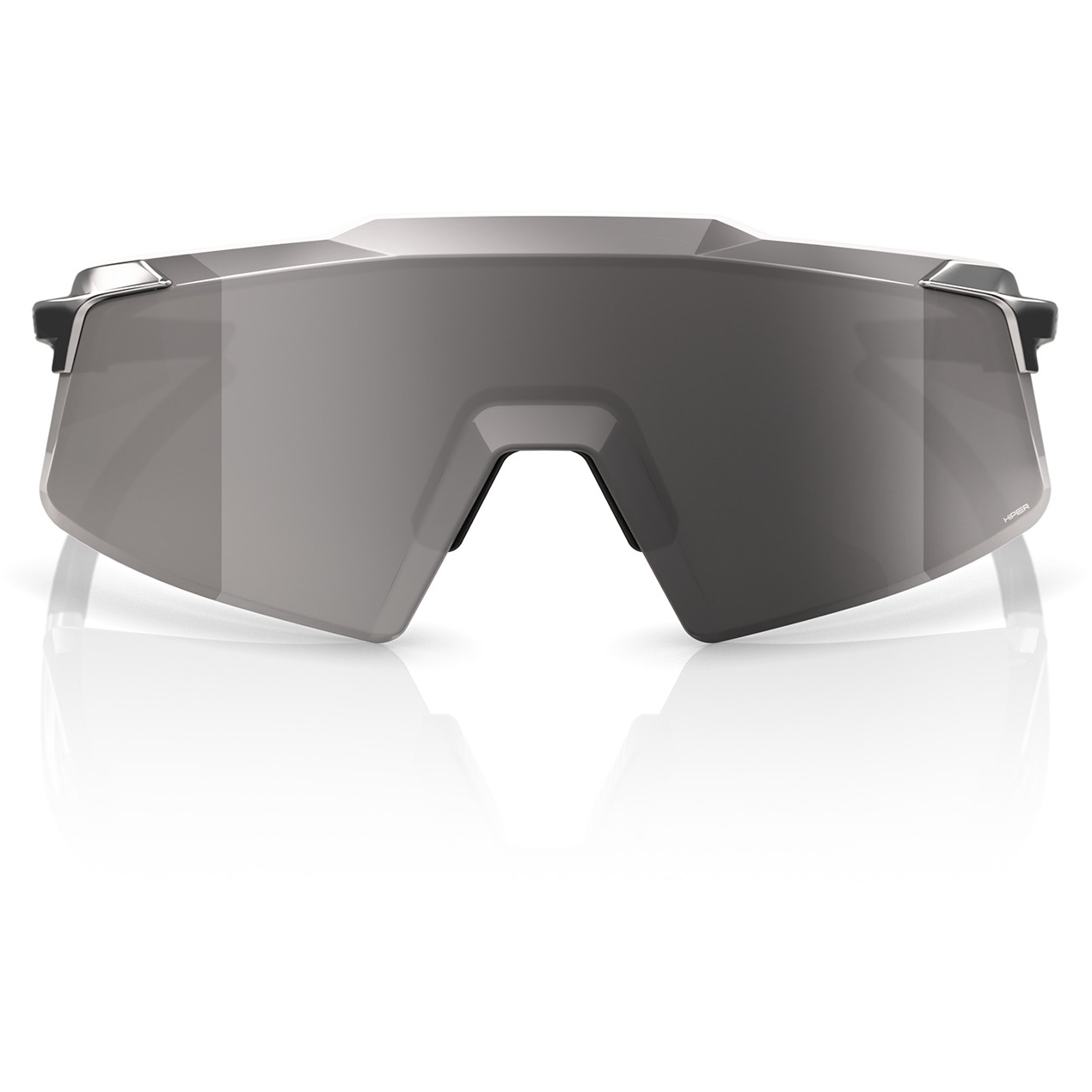 ウェア 100% AEROCRAFT Gloss Black Chrome AEROCRAFT - Gloss Black Chrome - Hiper Silver Mirror Lens