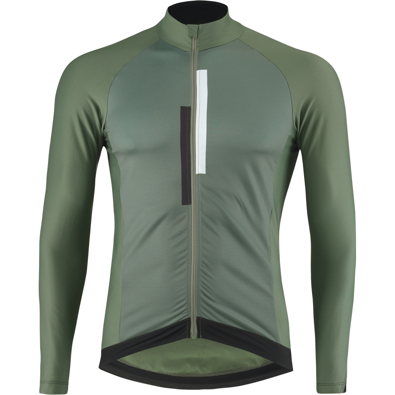 Men's Long Sleeve Reflective Cycling Jersey - Quick Dry With 3 Rear Pockets For Road Bike Riding