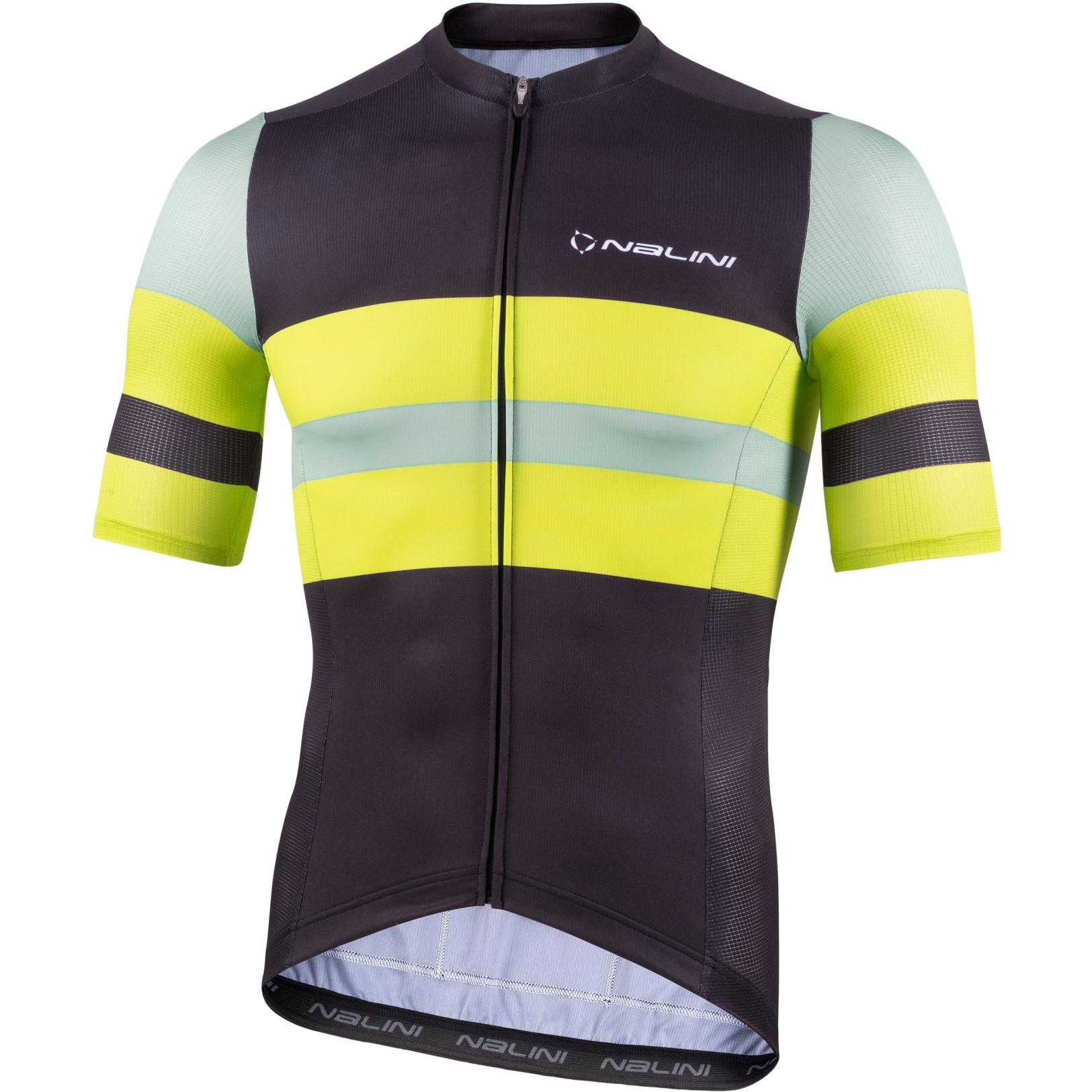 Picture of Nalini Linear Jersey Men - black/evolution green 4000