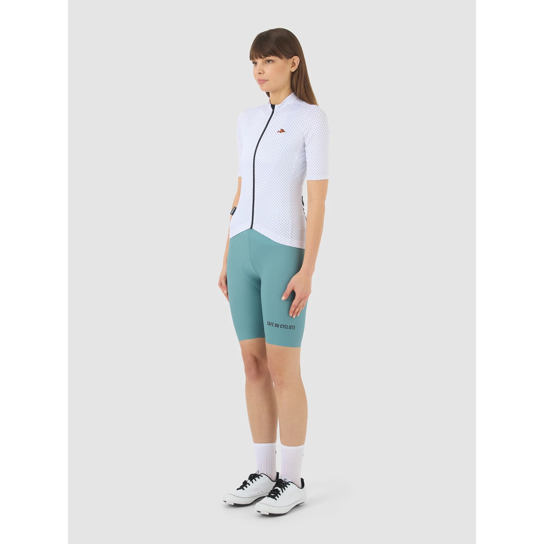 Café du Cycliste Maglia a Maniche Corte Donna - Fleurette