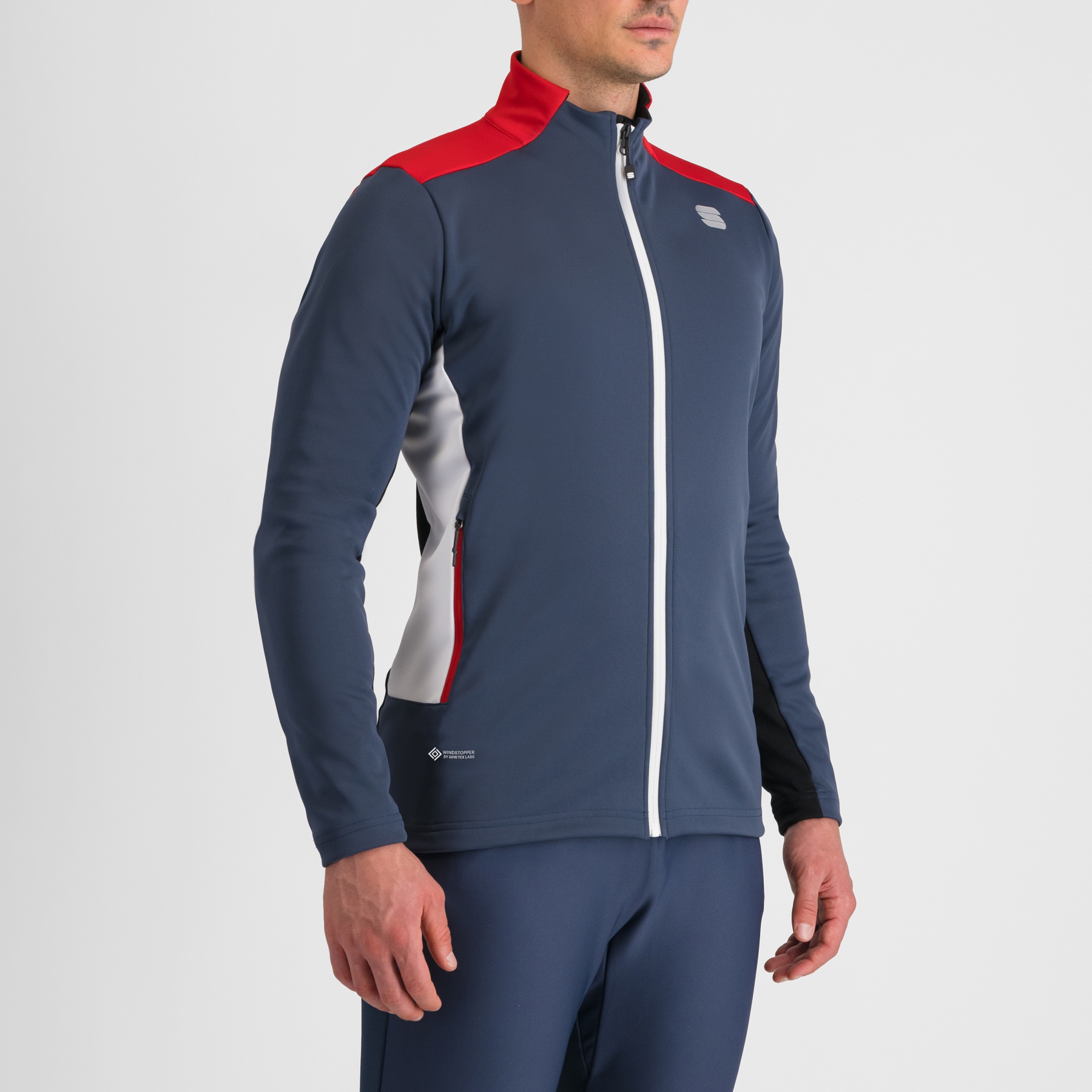 Sportful Squadra Jacket Men 456 Galaxy Blue/Red/White