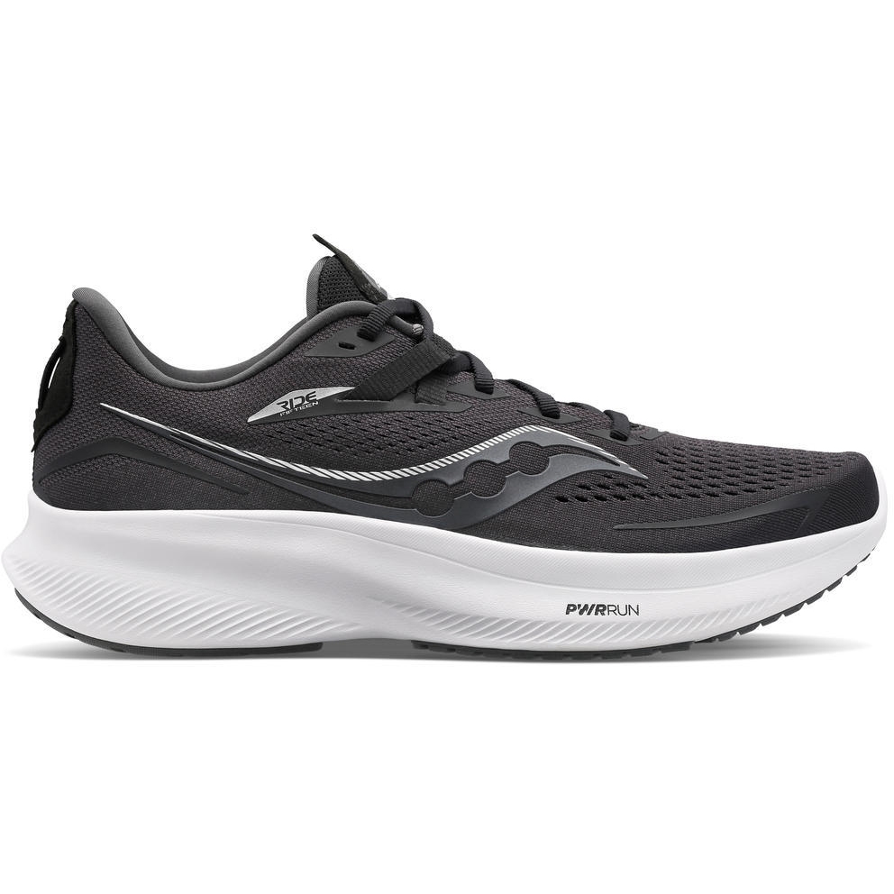 Picture of Saucony Ride 15 Running Shoes - black/white