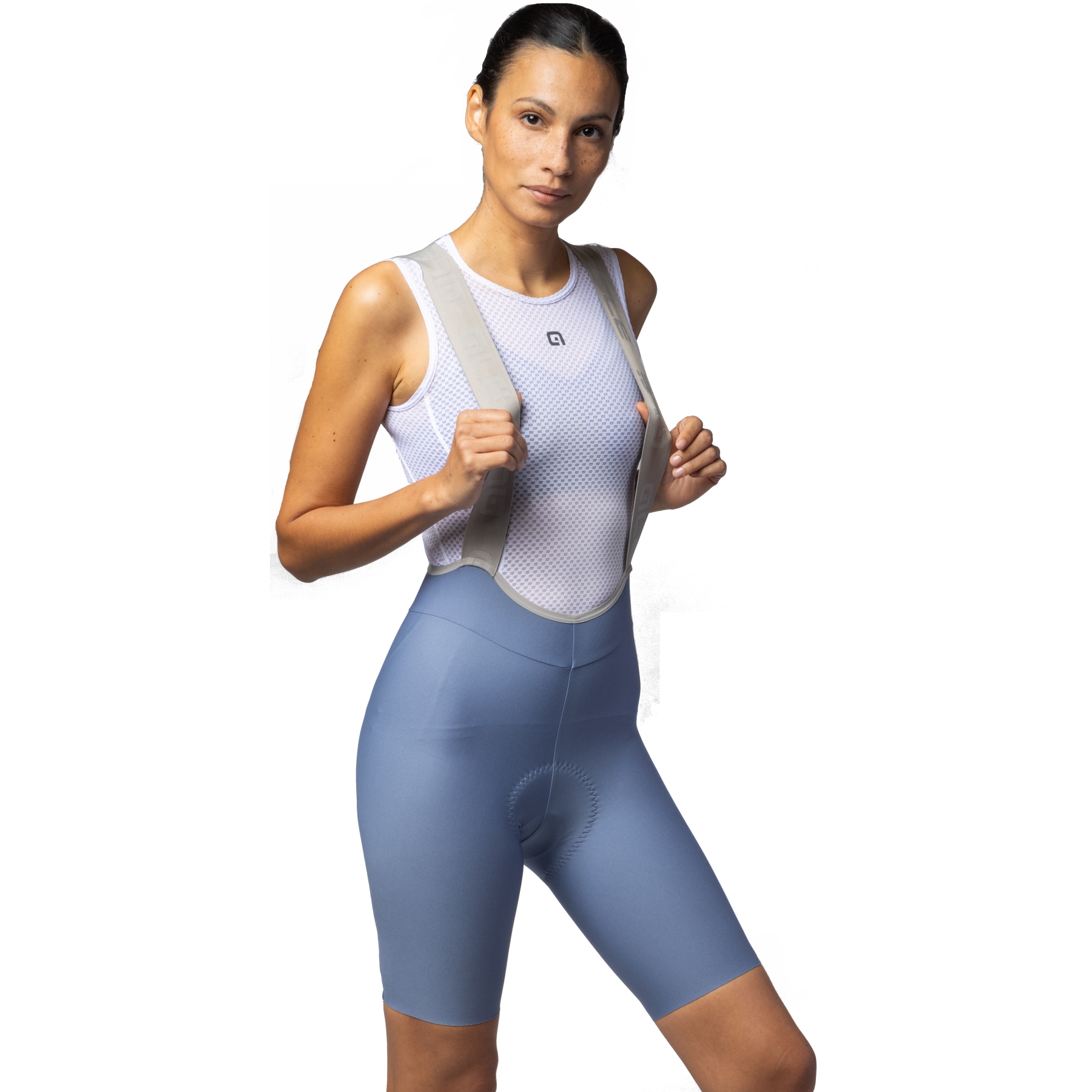 Picture of Alé PR-E Master 2.0 Bib Shorts Women - steel blue