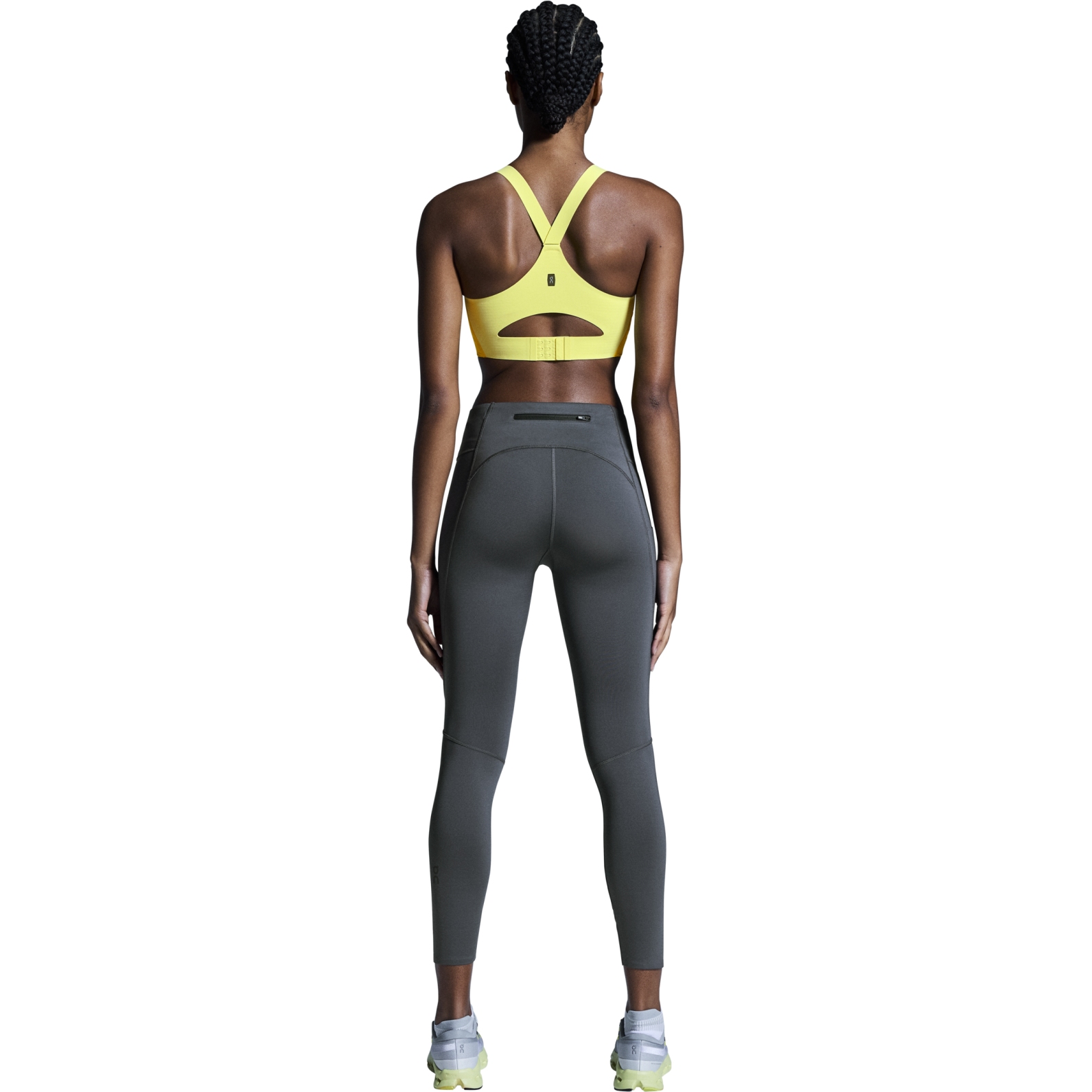レッグウェア On Performance Tights Eclipse S Size Women's Performance Tights 7/8 | Grey | On Canada