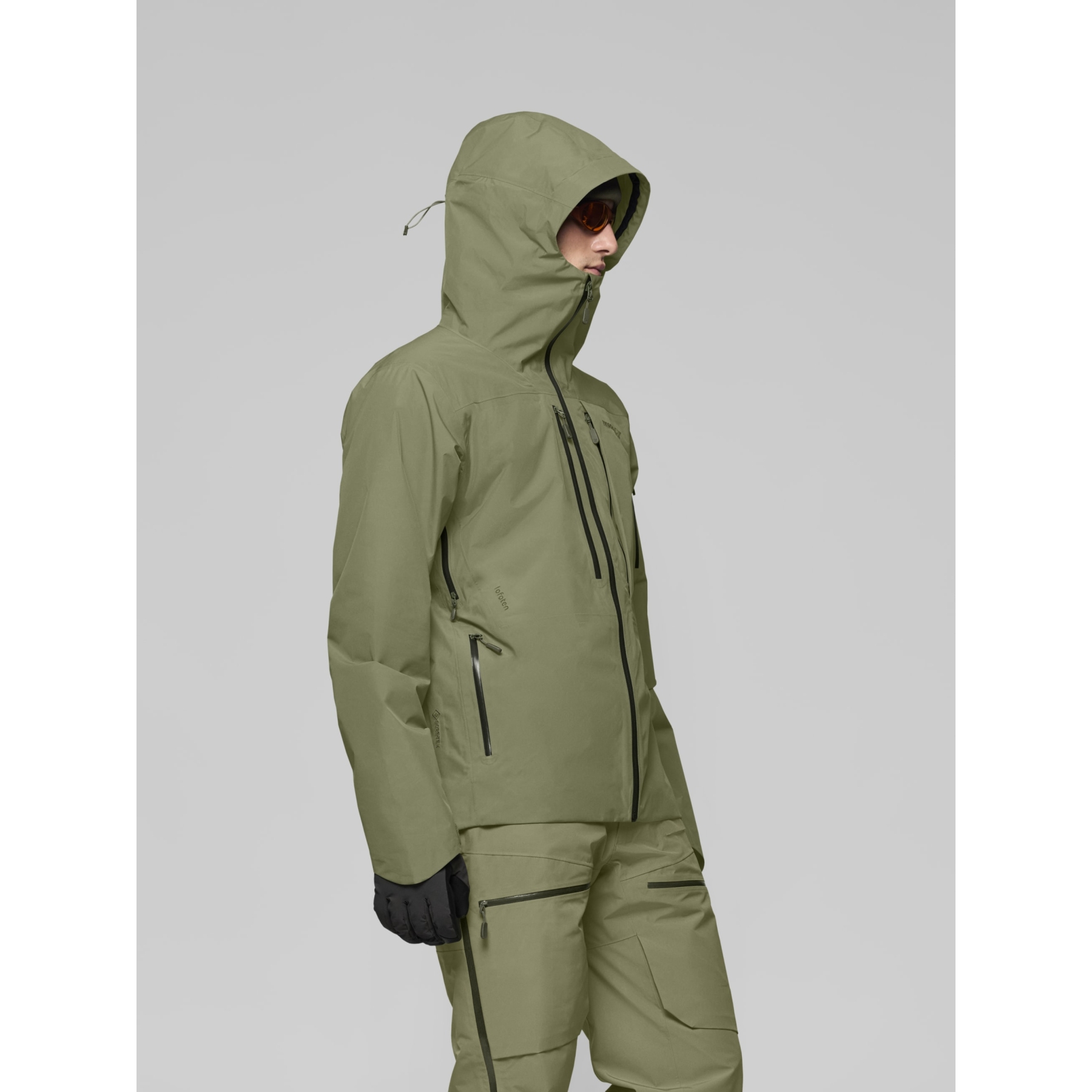 Norrona lofoten Gore-Tex insulated Jacket Men - Deep Lichen Green