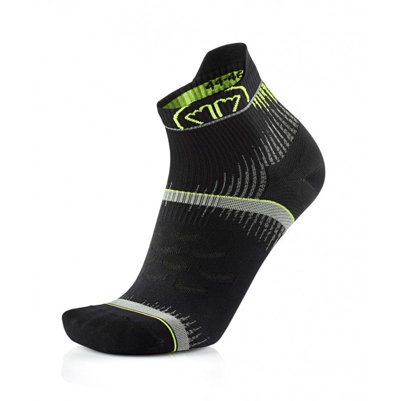 Produktbild von Sidas Run Ultra Socken - schwarz/gelb