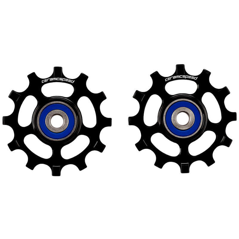 Picture of CeramicSpeed Derailleur Pulleys for Shimano | 11-speed - Narrow Wide | Coated Bearings - black