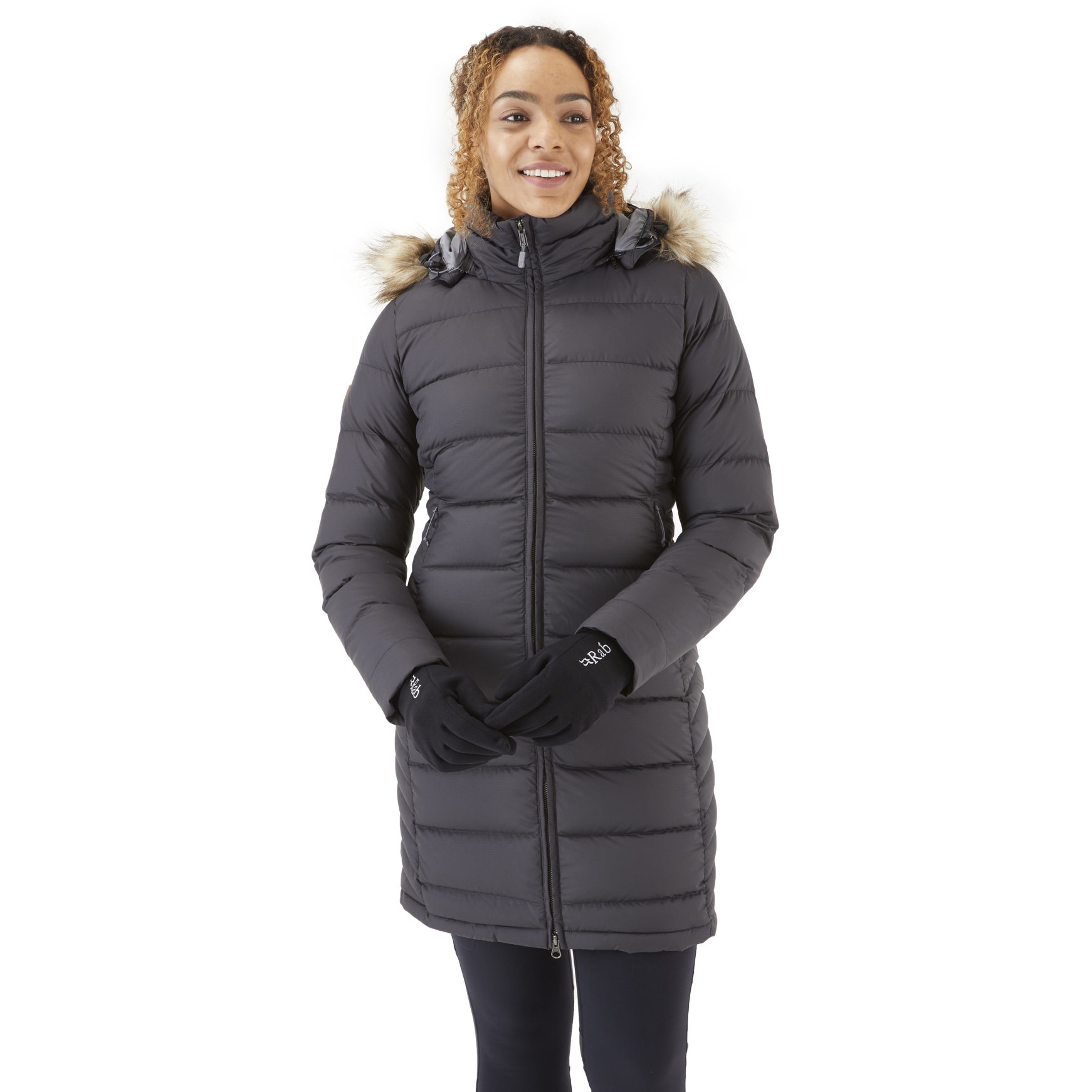 Produktbild von Rab Deep Cover Dauenparka Damen - schwarz