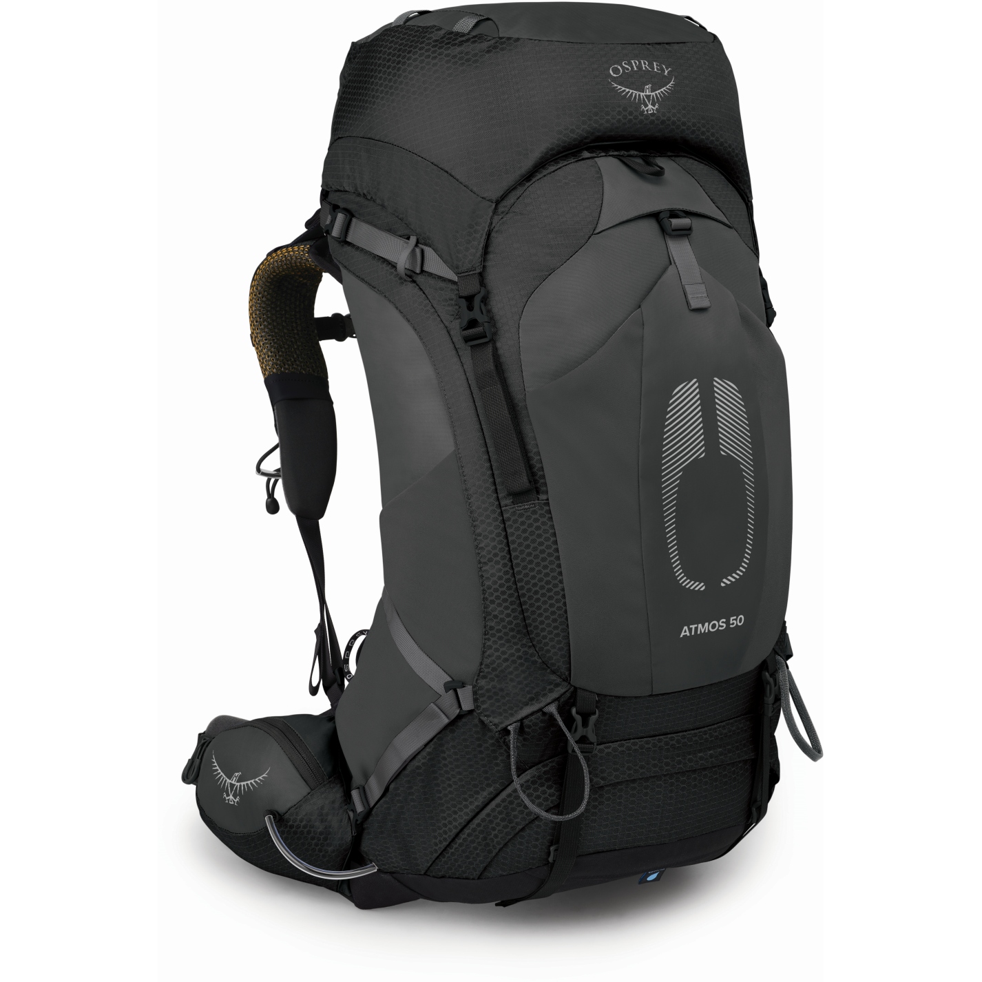 Osprey Ariel Plus 60 Zaino Trekking Unisex - Nero, Taglia XS/S, 60 Litri