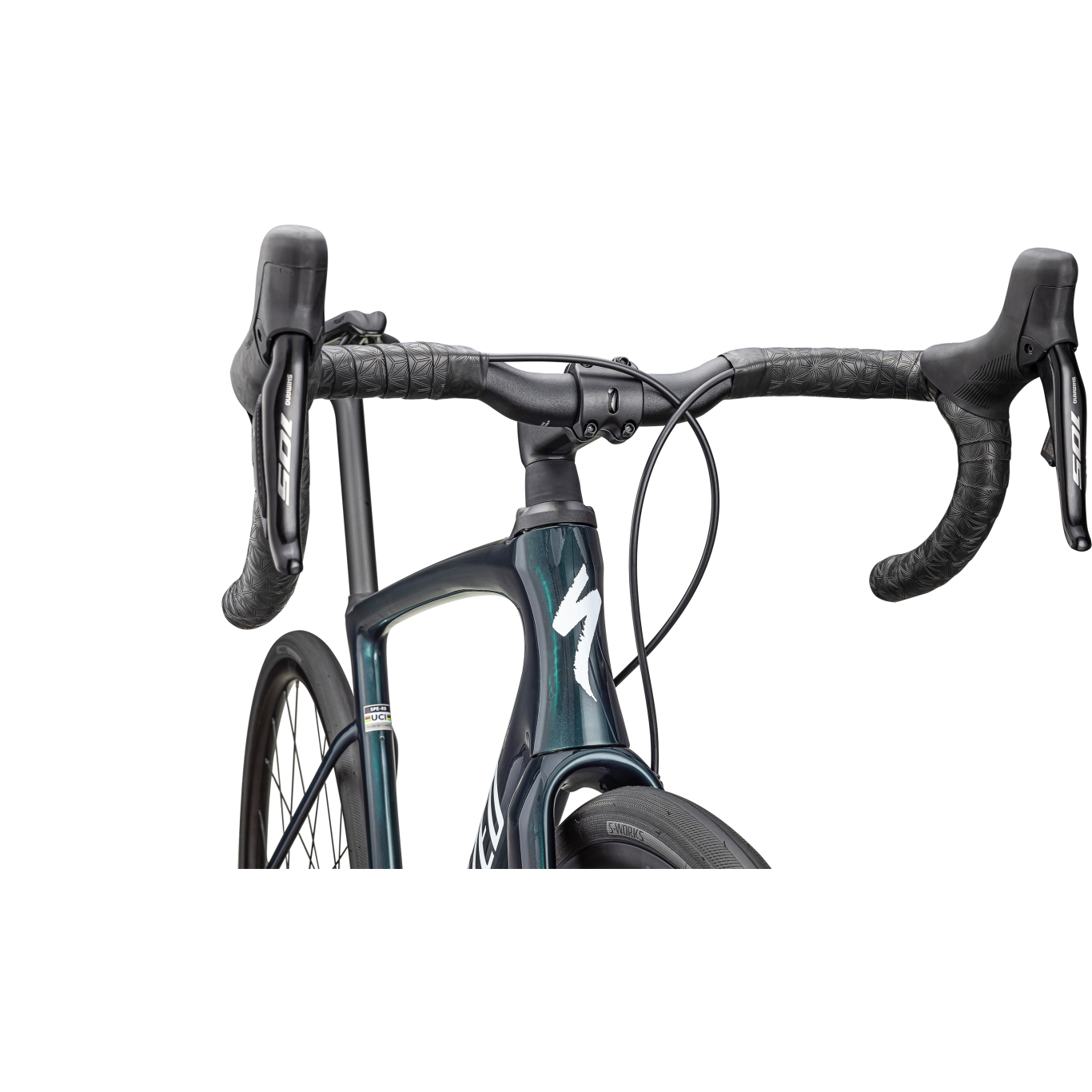 Specialized ROUBAIX SL8 COMP Carbon Road Bike 2025 gloss lagoon tint over carbon morning mist
