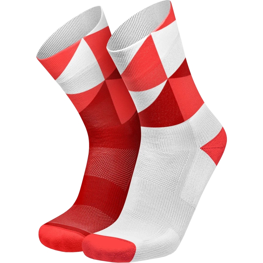 Picture of INCYLENCE Running Polygons Socks - Inferno