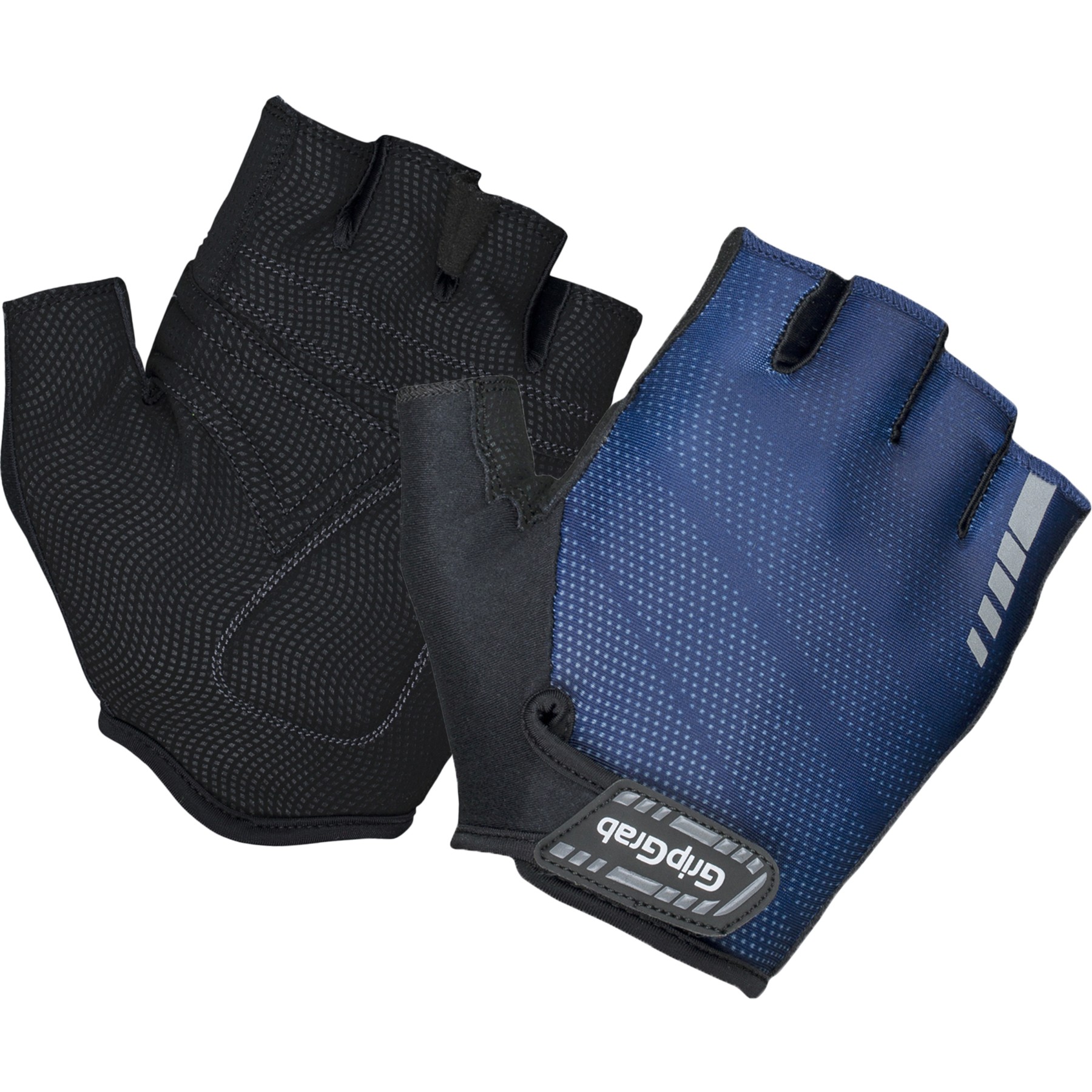 Picture of GripGrab Rouleur Padded Short Finger Gloves - Navy Blue