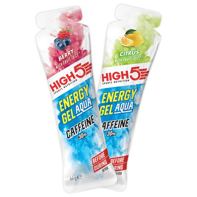 Productfoto van High5 Energy Gel Aqua Caffeine - Juice Gel with Carbohydrates - 66g