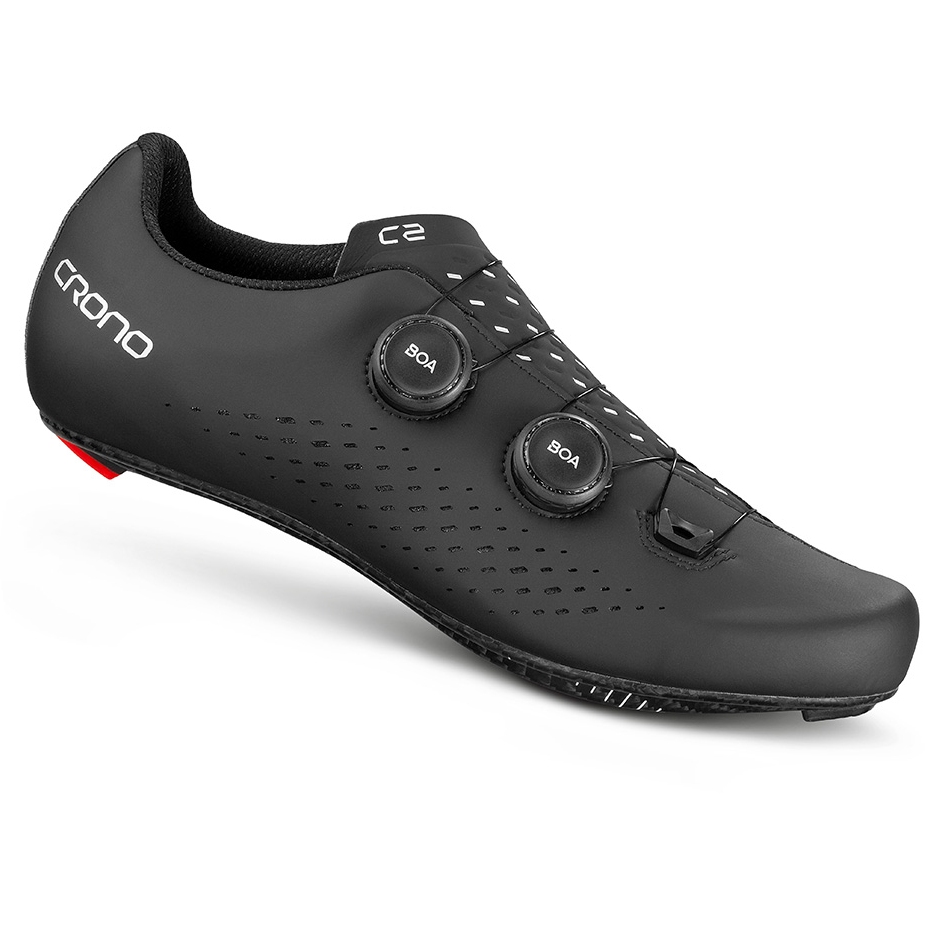 Crono CR2 Road Shoes - Black | Full Carbon Sole | BIKE24