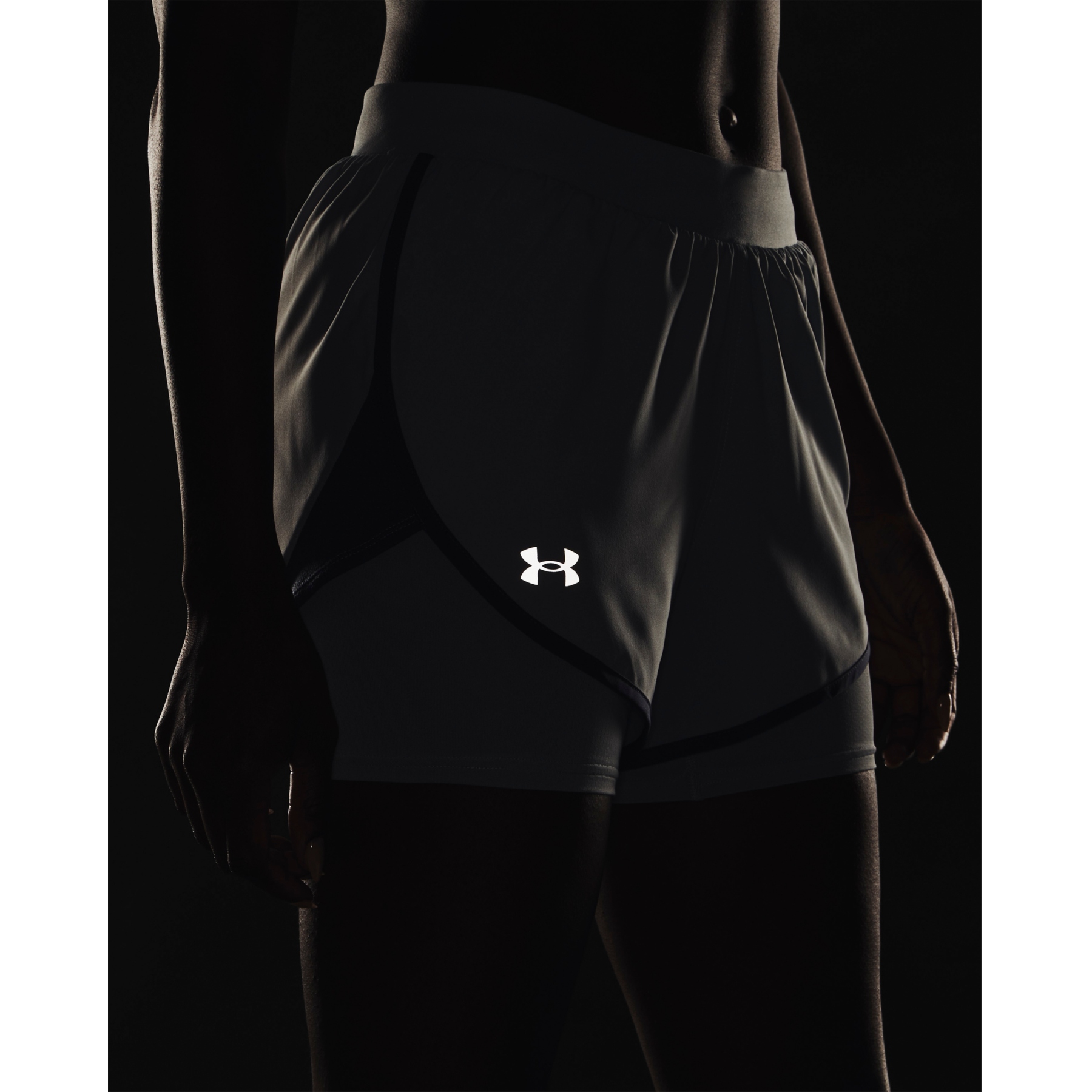 Under Armour UA Fly-By Elite 2-in-1 Shorts Women - Harbor Blue