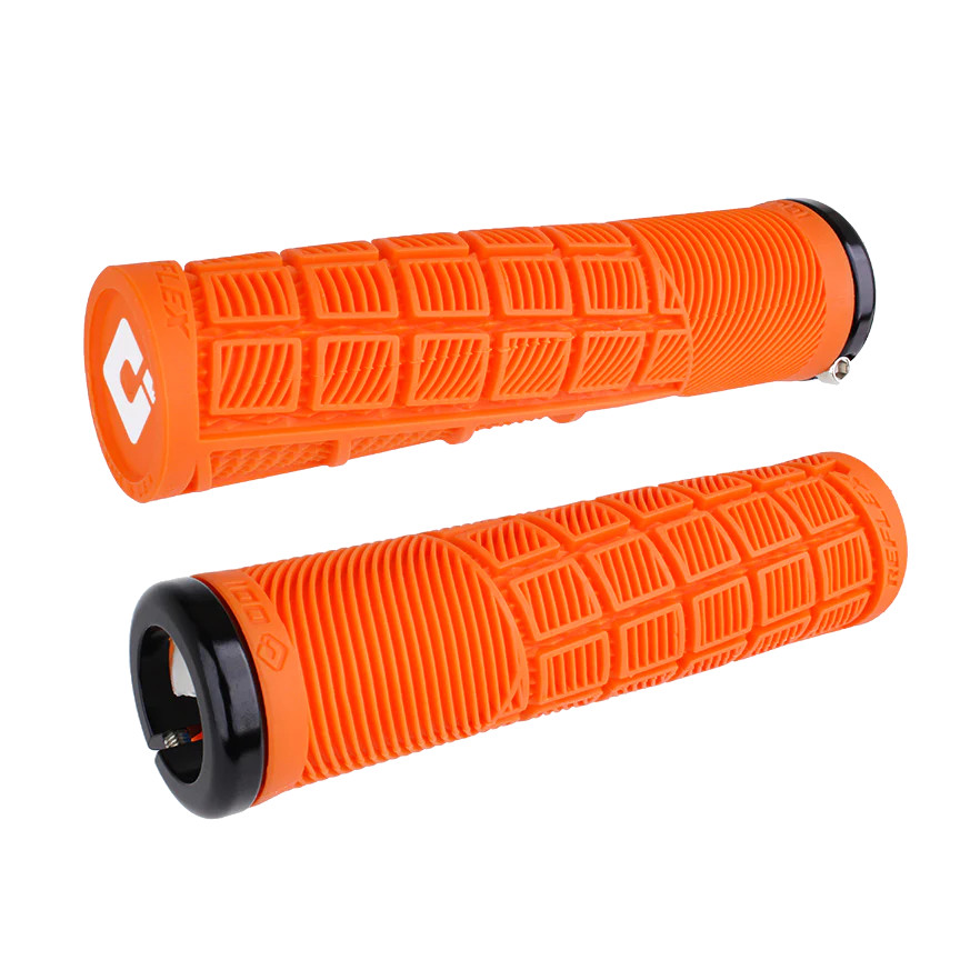 Produktbild von ODI Reflex V2.1 - Lock-On Griffe | 33.5 x 135mm - orange/schwarz