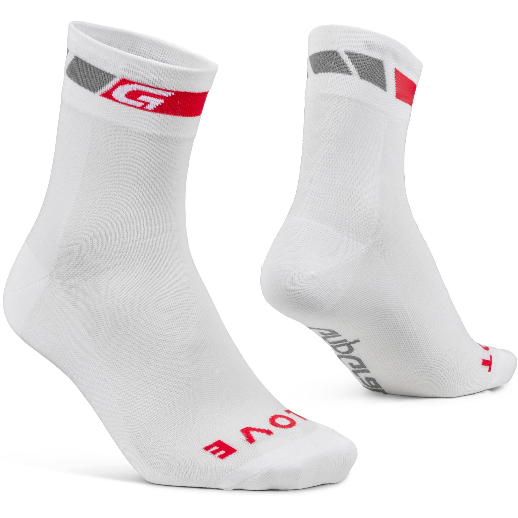 Picture of GripGrab Classic Regular Cut Summer Socks - White