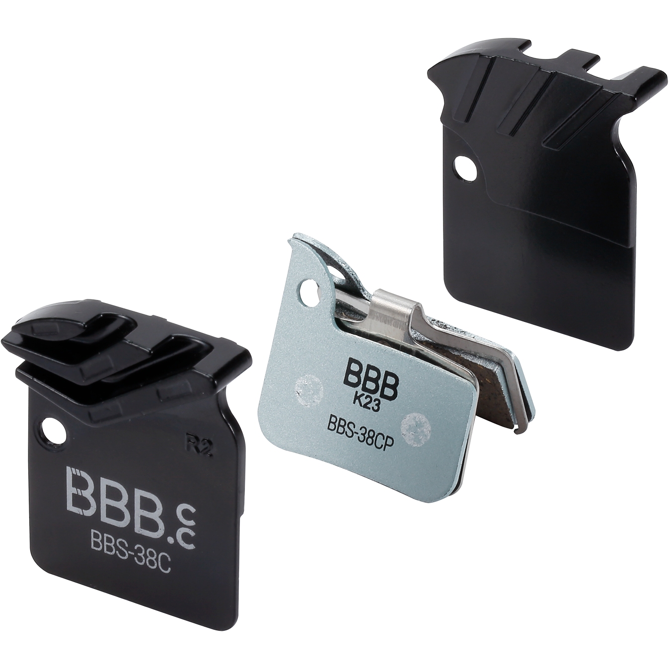 Тормозные колодки BBB Cycling DiscStop Coolfin BBS-38C для SRAM/Avid - черный/стальной синий