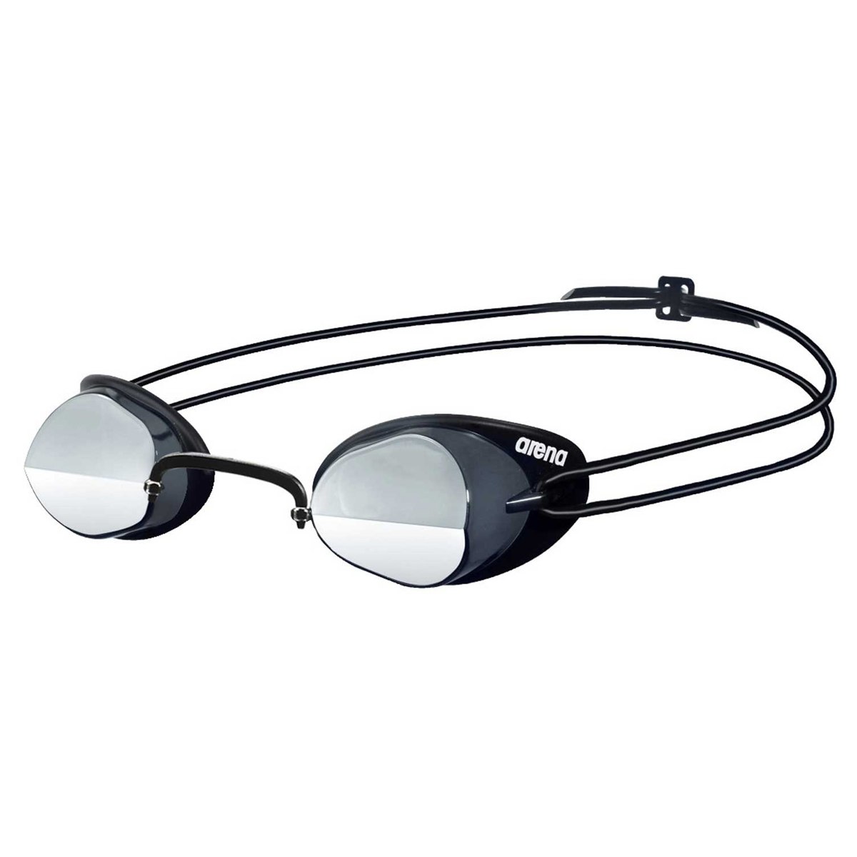 Picture of arena Swedix Mirror Swimming Goggle - Smoke - Silver/Black