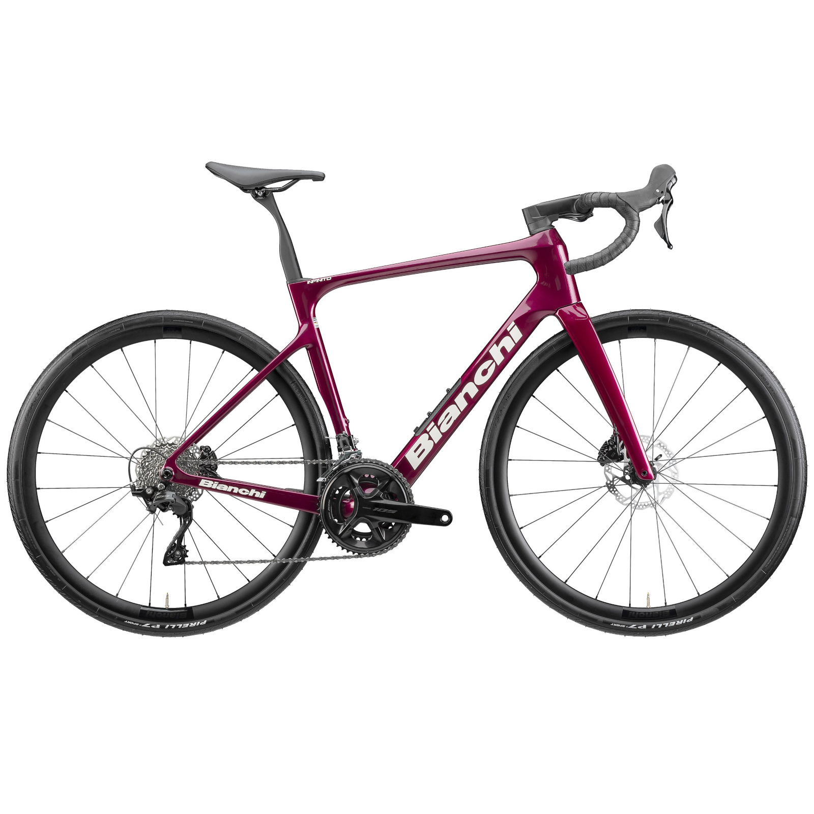 Bianchi INFINITO - 105 - Carbon Road Bike - 2026 - burgundy red