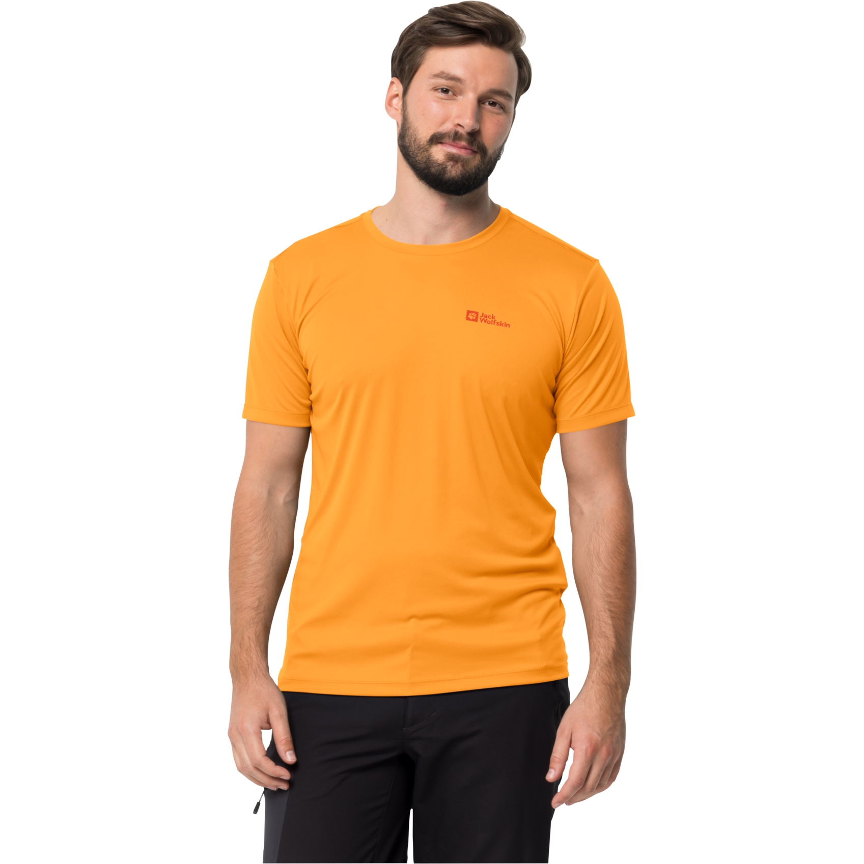 Productfoto van Jack Wolfskin Tech T-Shirt Heren - oranje pop