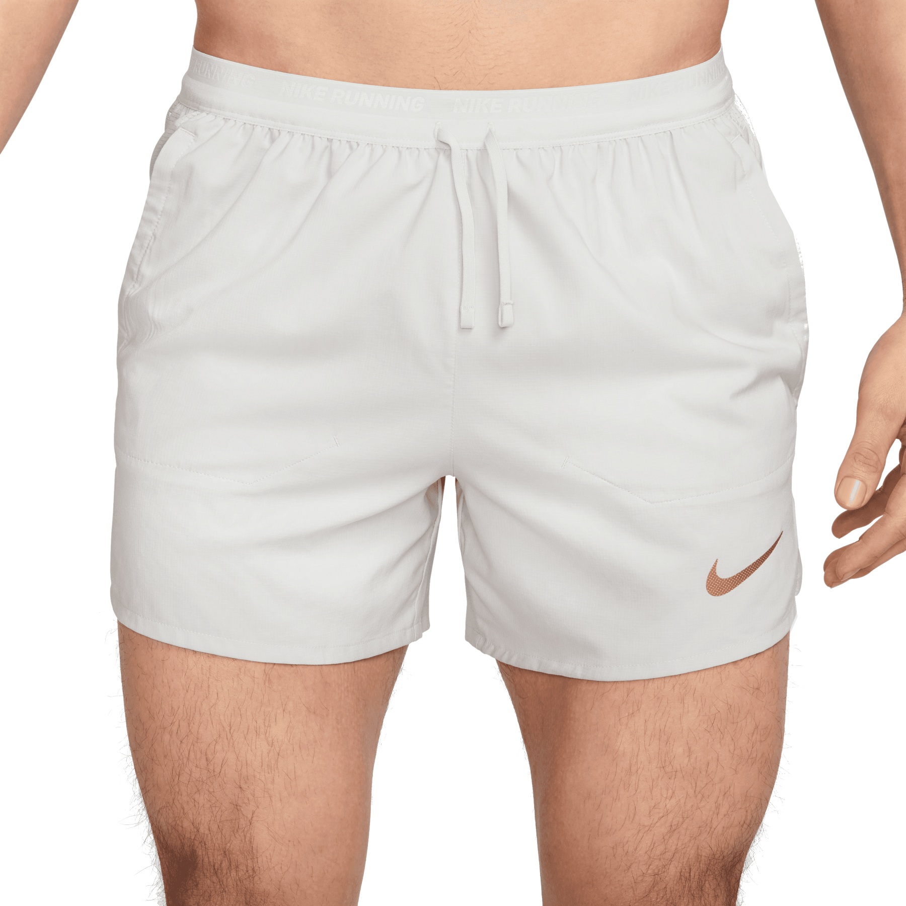 Produktbild von Nike x Jakob Dri-Fit Brief-Lined 5&quot; Laufshorts Herren - light silver/light silver/metallic gold HJ3536-034